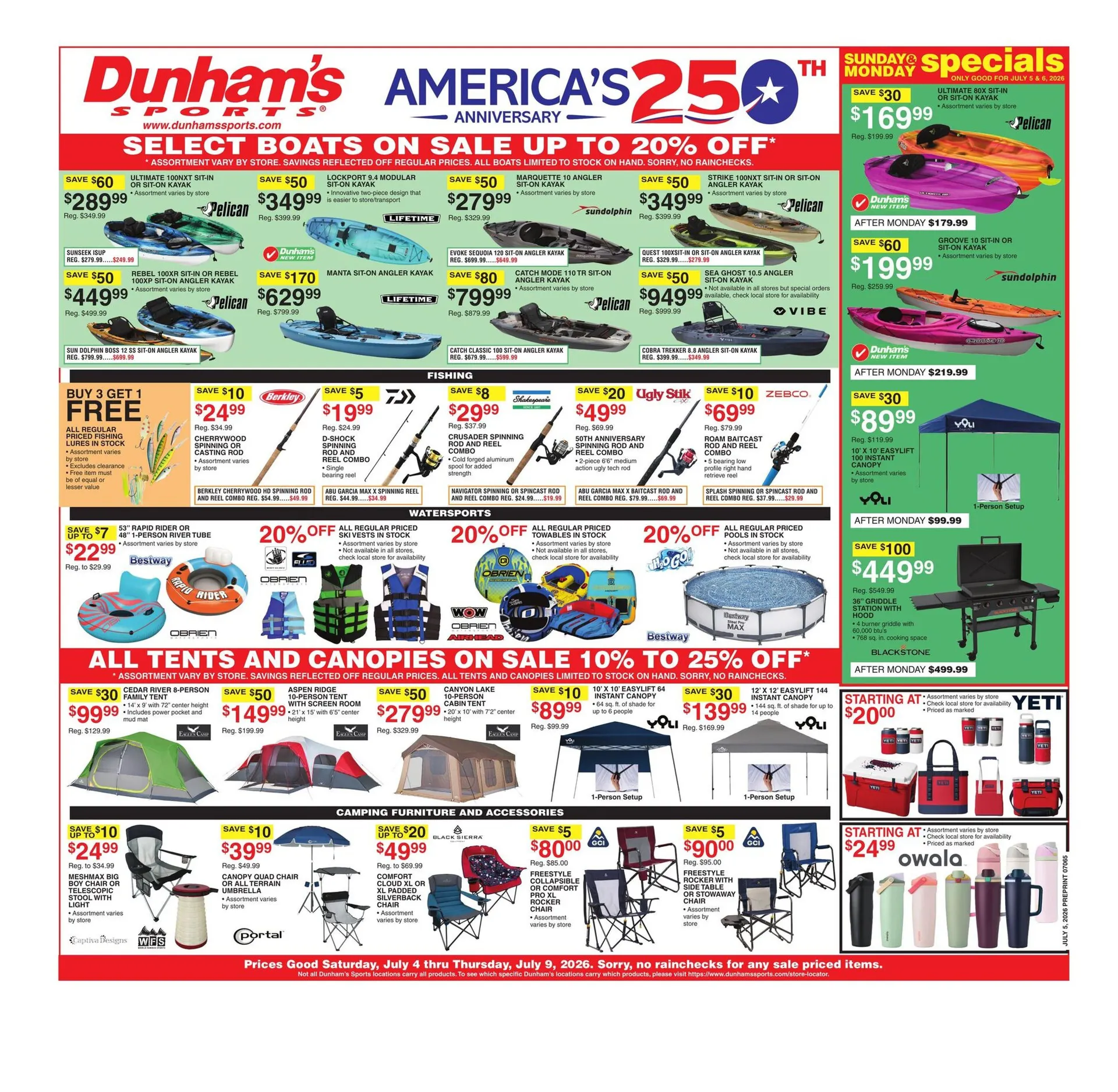 Weekly ad Dunham's Sports Sales from July 4 to July 9 2026 - Page