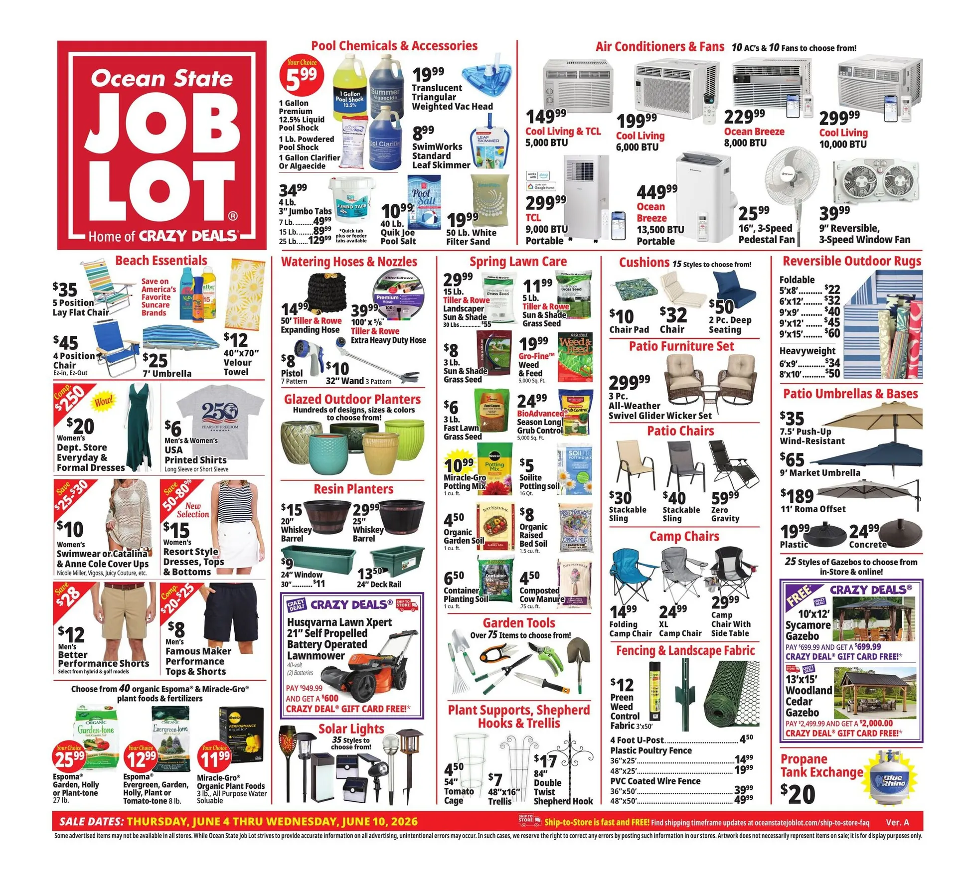 Weekly ad  Ocean State Job Lot Sales from June 4 to June 10 2026 - Page 1