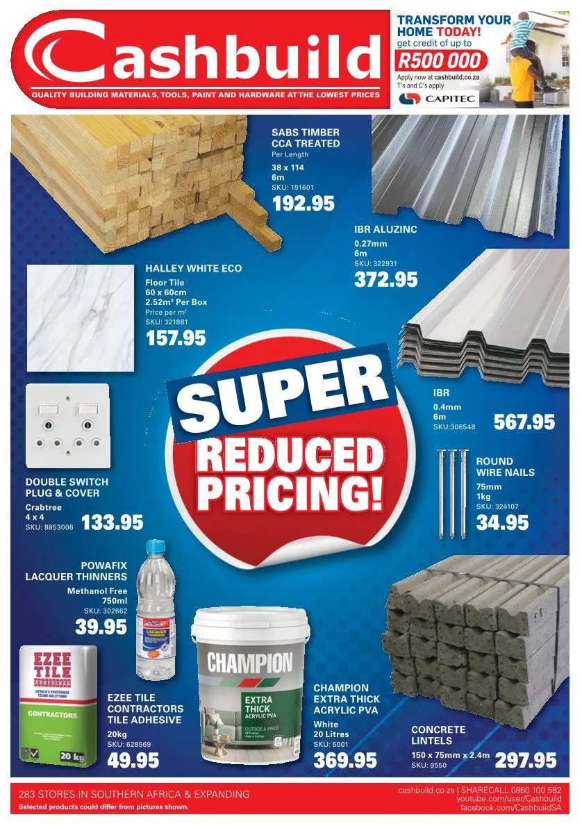 Cashbuild Sales from 26 August to 21 September 2025 - Catalogue Page 