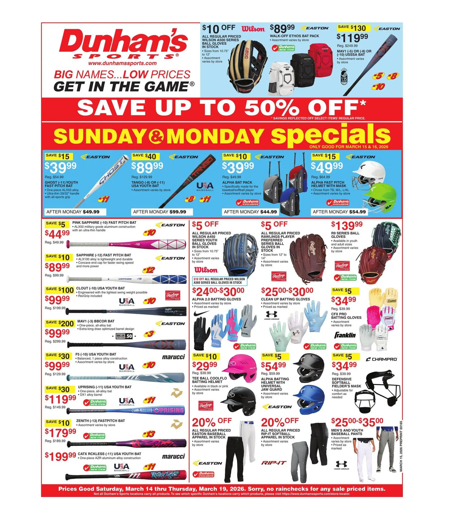 Weekly ad Dunham's Sports weekly ads from March 14 to March 19 2026 - Page 