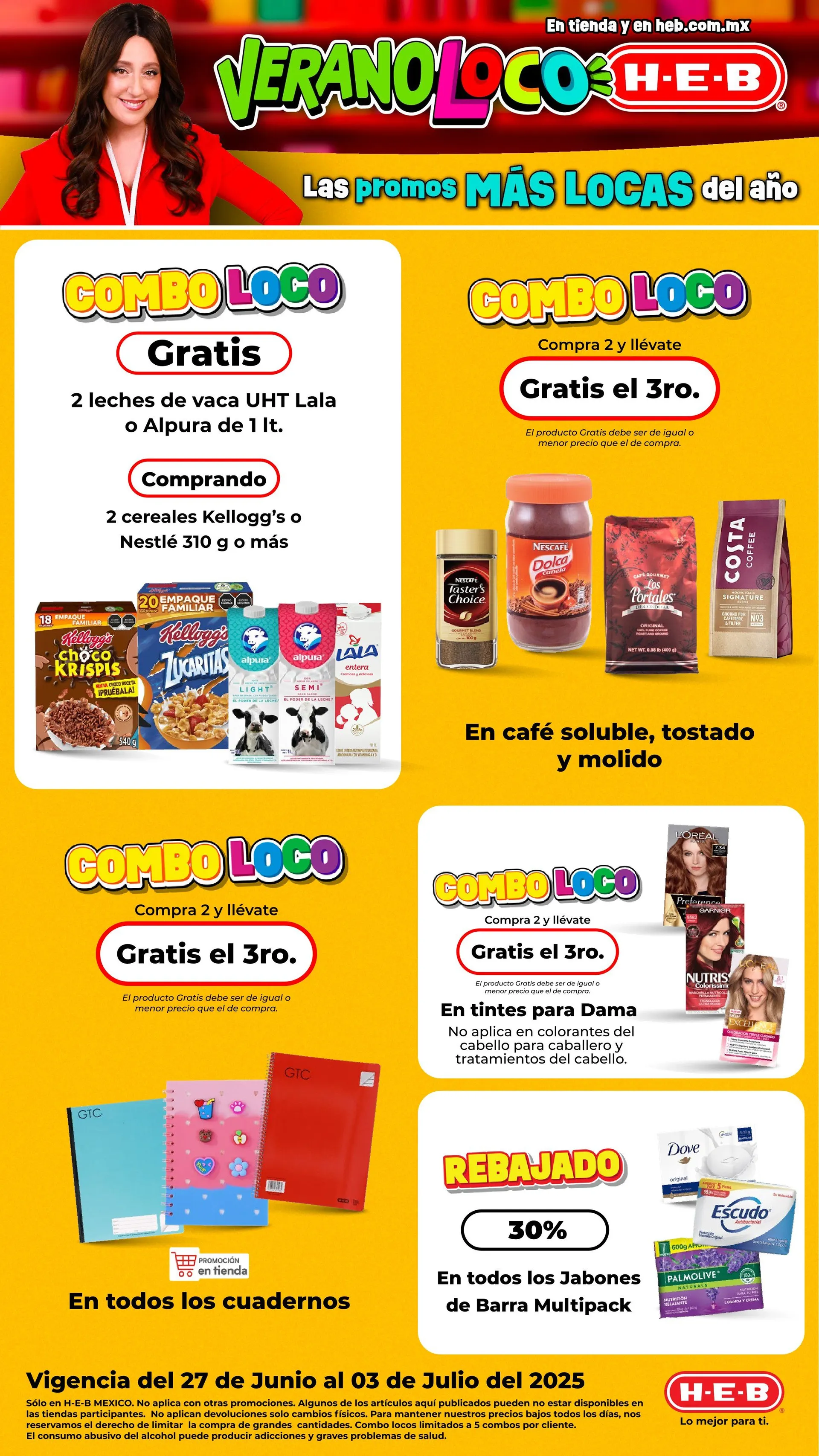 Catálogo de H-E-B catálogos y ofertas 27 de junio al 3 de julio 2025 - Pagina 1