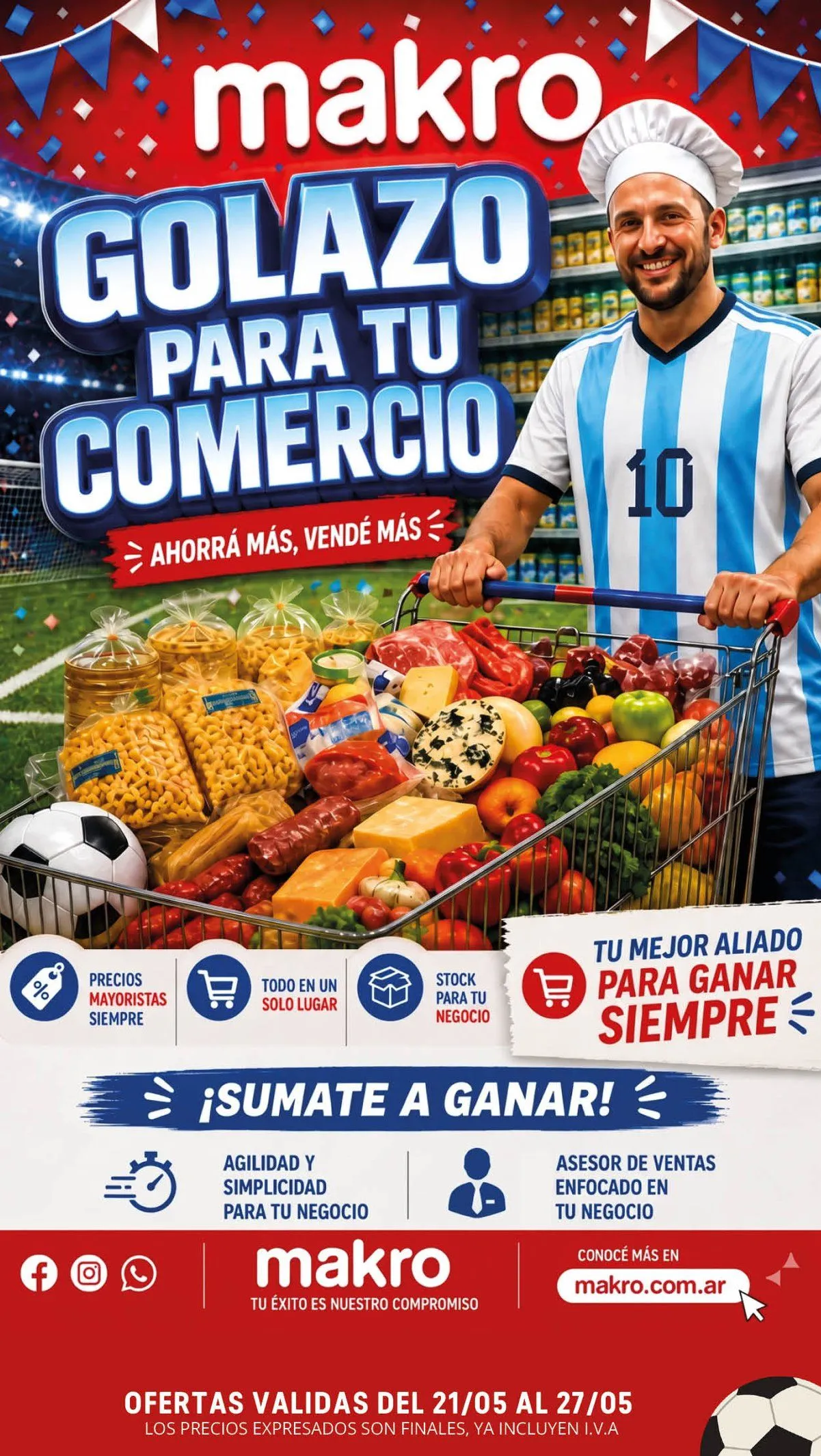 Ofertas de Ofertas Makro  21 de mayo al 27 de mayo 2026 - Página 1 del catálogo