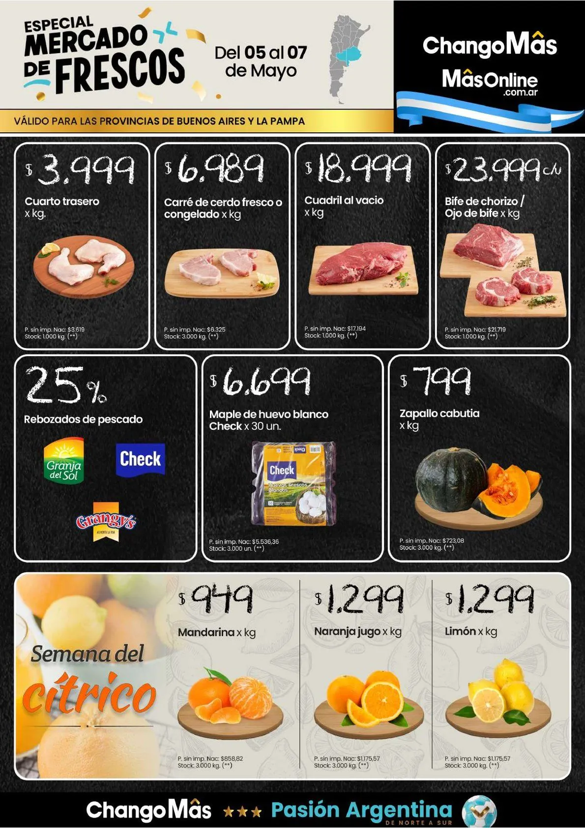 Ofertas de  Changomas Ofertas 5 de mayo al 7 de mayo 2026 - Página 1 del catálogo