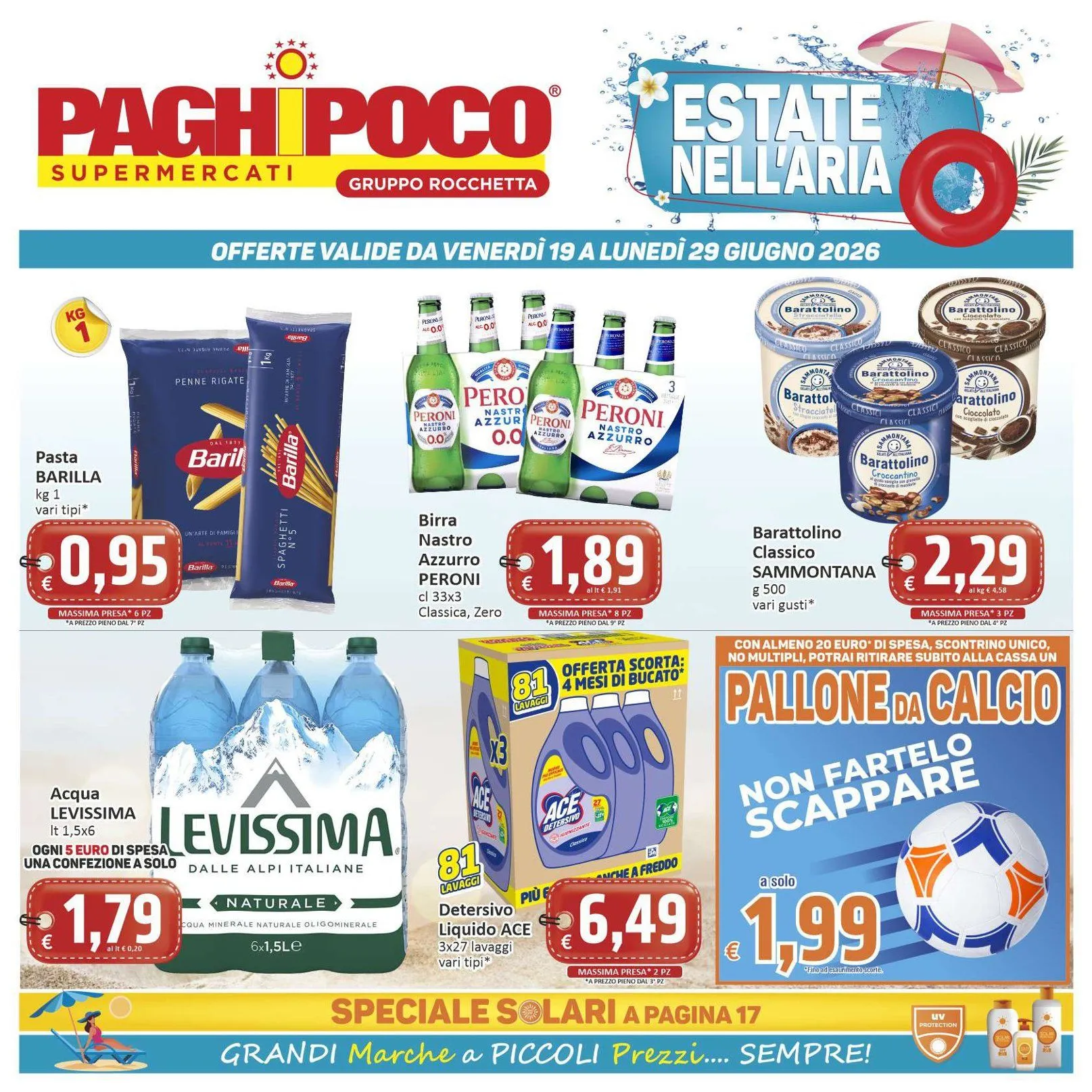  Paghi Poco Volantino  da 19 giugno a 29 giugno di 2026 - Pagina del volantino 1