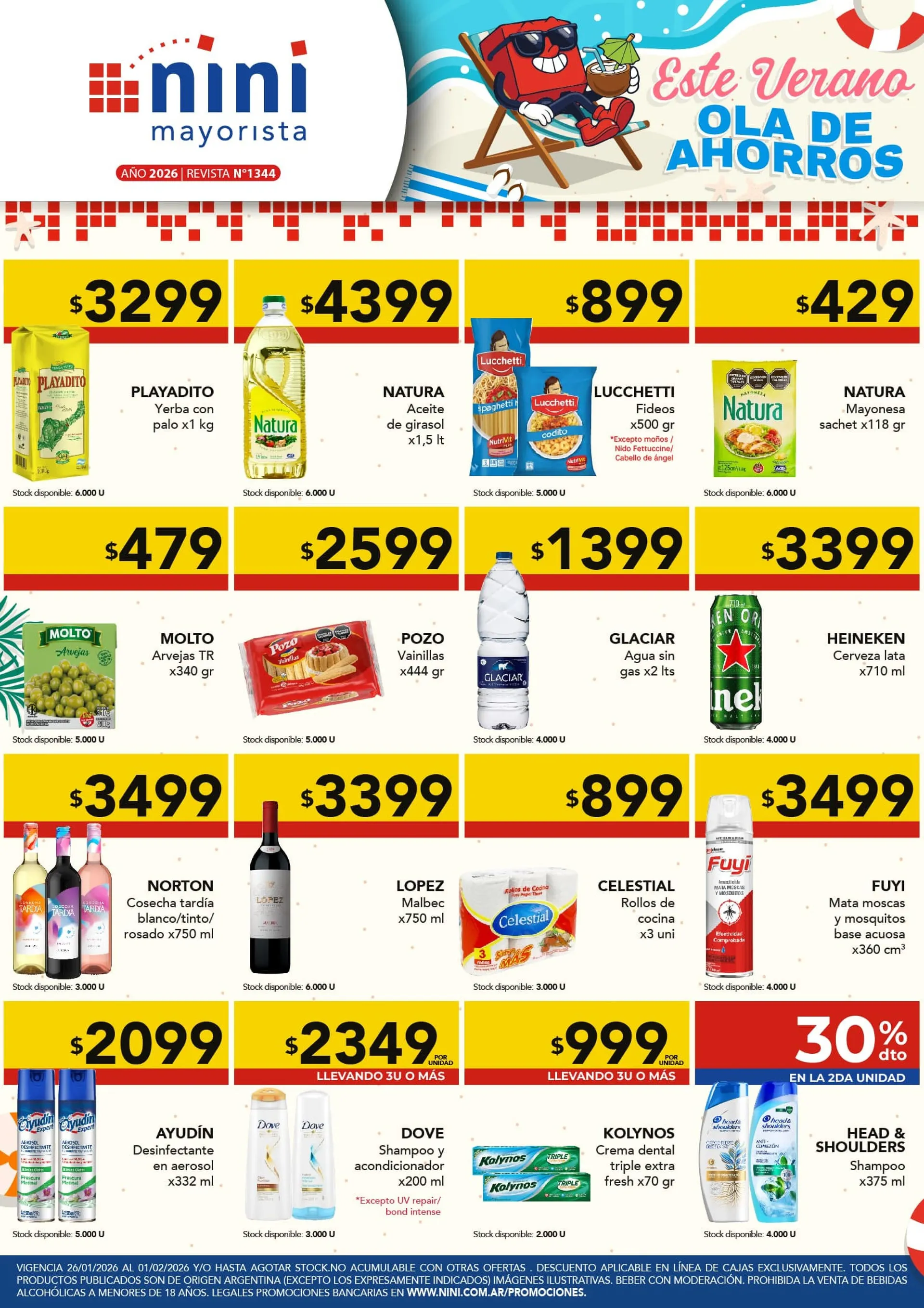 Ofertas de Nini Mayorista Ofertas 26 de enero al 1 de febrero 2026 - Página del catálogo