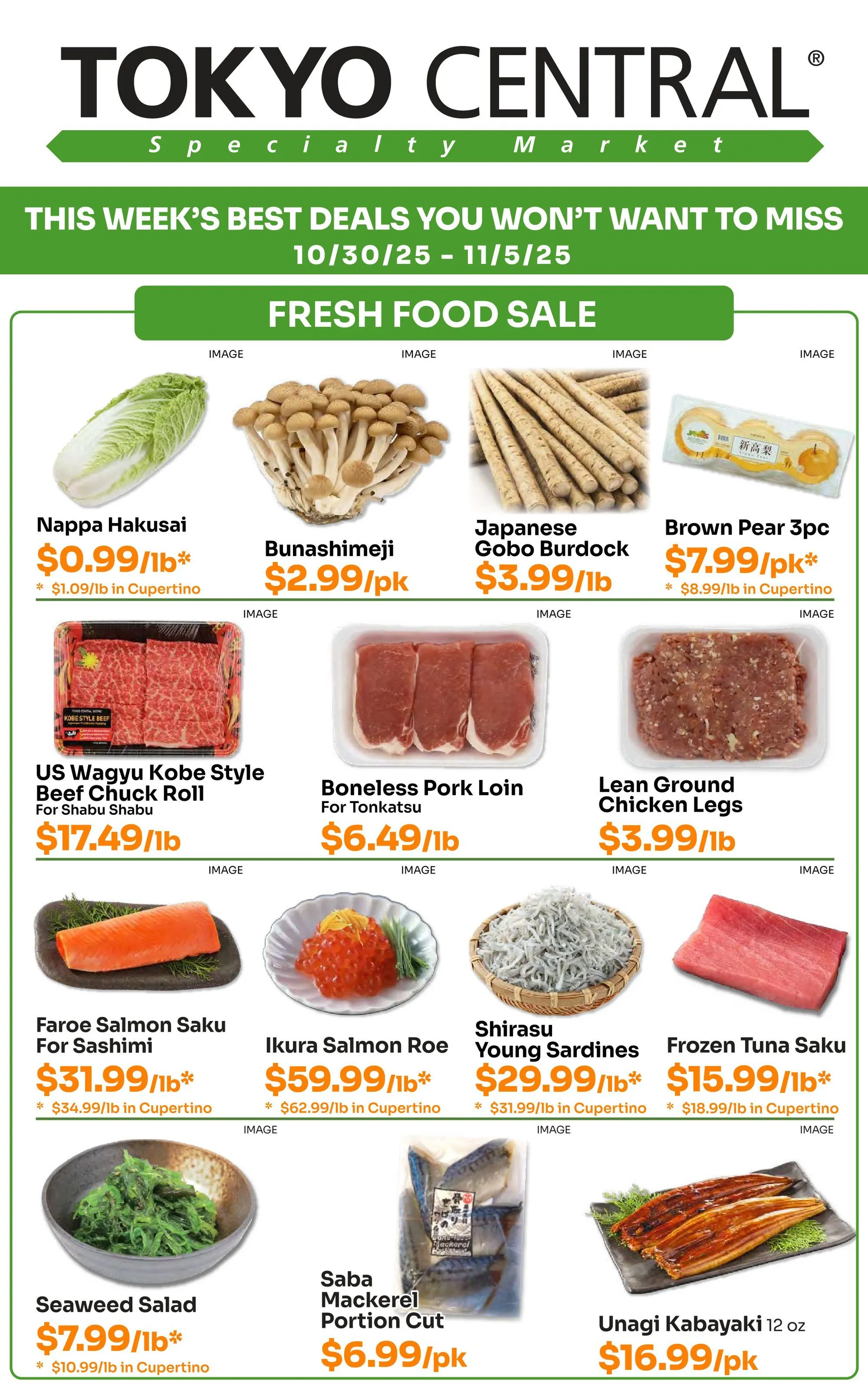 Weekly ad Tokyo Central Specialty Market weekly ads from October 30 to November 5 2025 - Page 