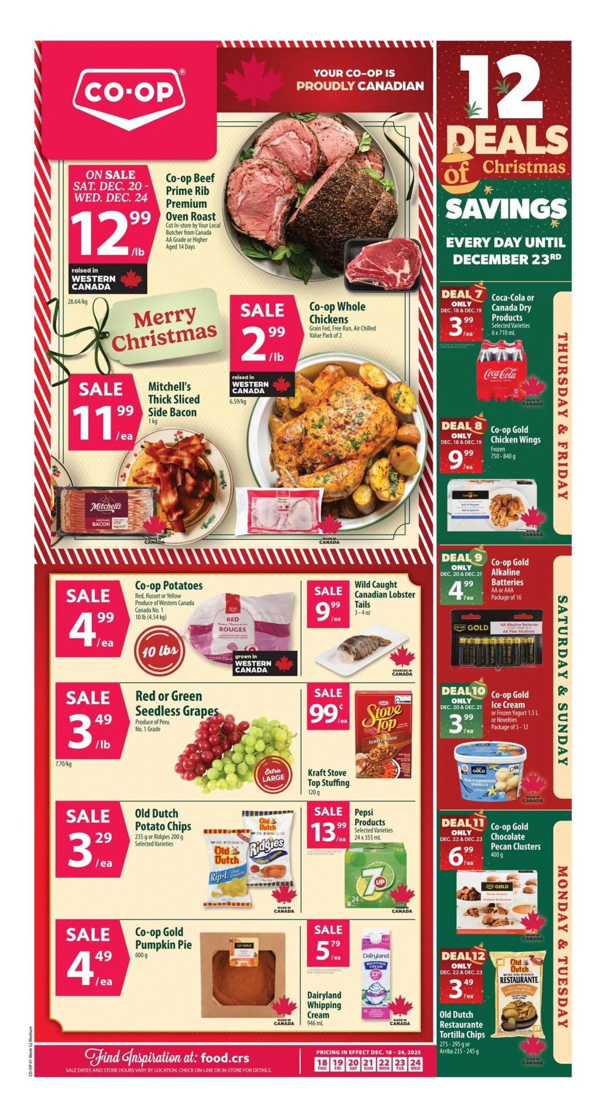 Co-op Food Sales from December 17 to December 24 2025 - flyer page 1