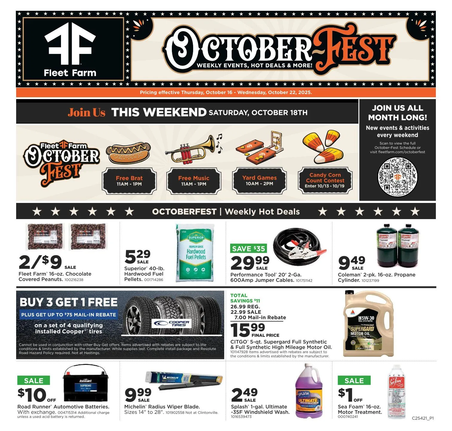 Weekly ad Fleet Farm Sales from October 16 to October 22 2025 - Page 1