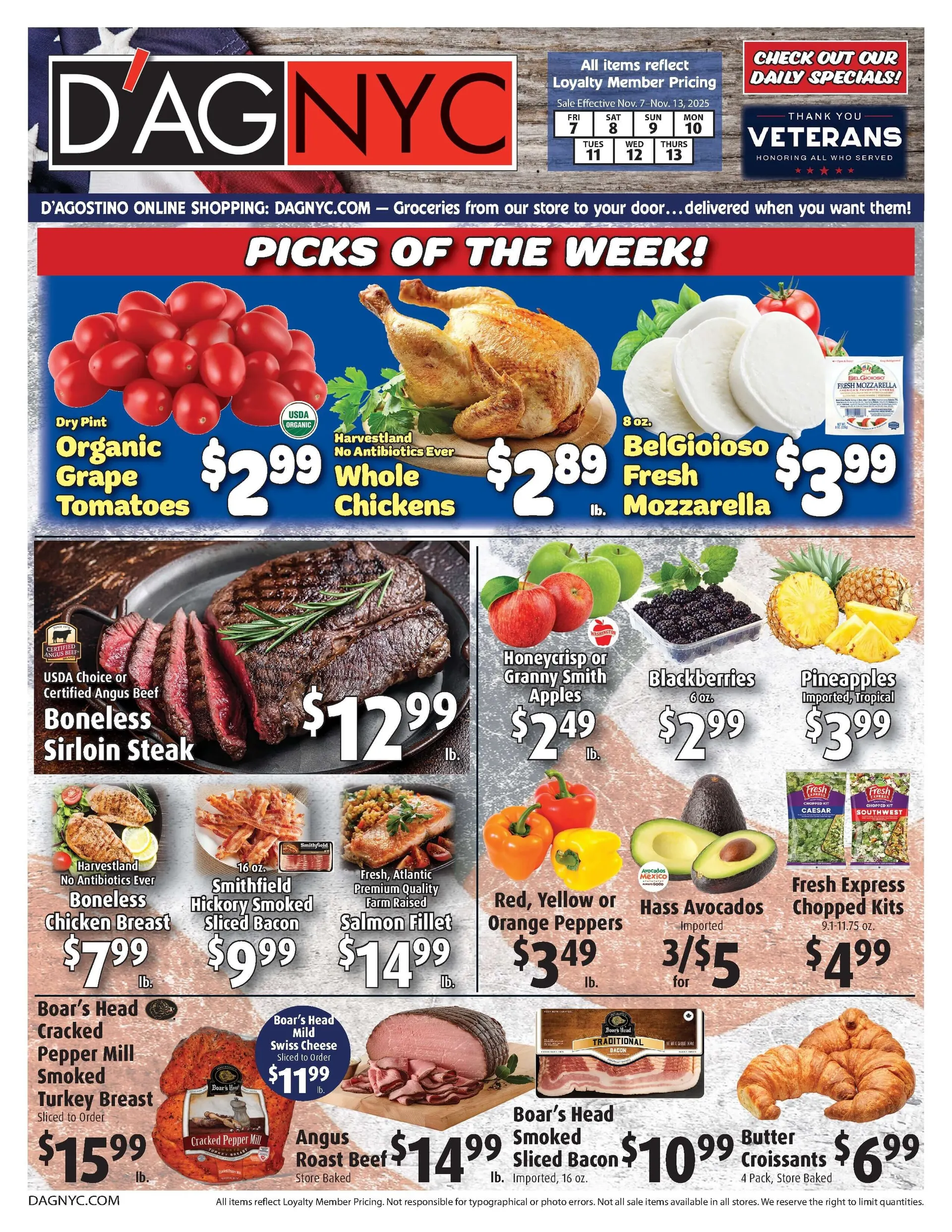 Weekly ad D'Agostino Supermarkets Sales from November 7 to November 13 2025 - Page 1
