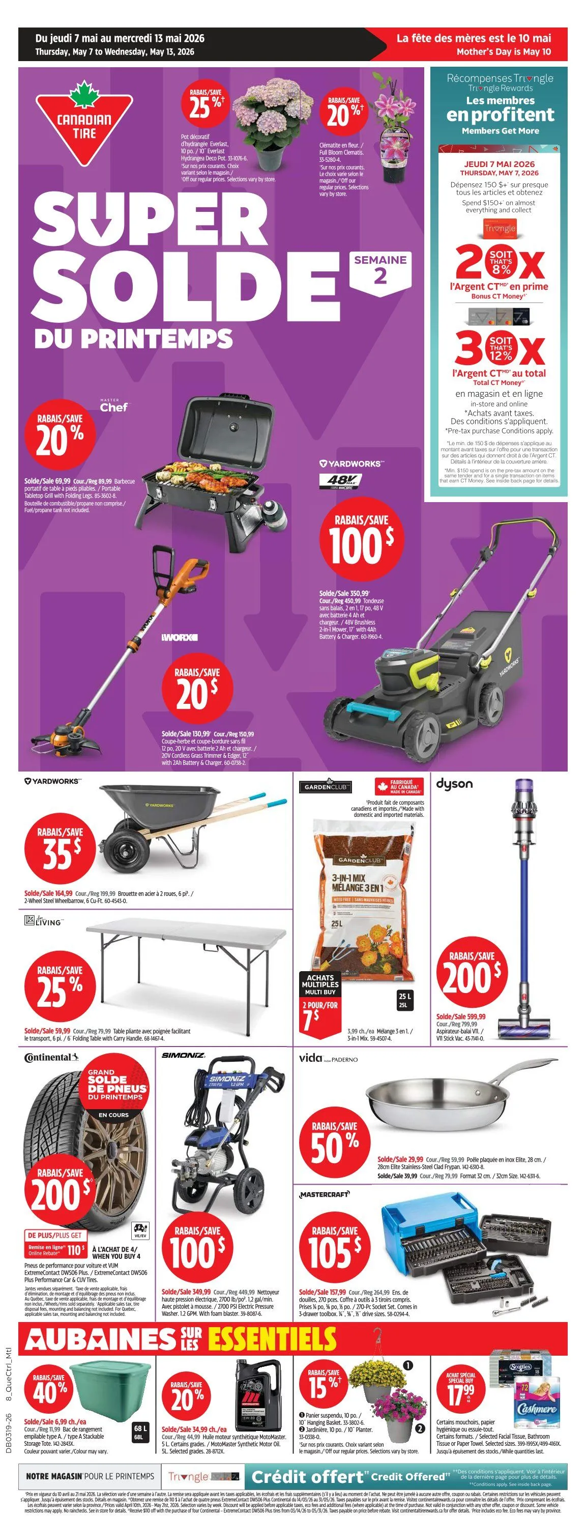 Canadian Tire Sales from May 4 to May 7 2026 - flyer page 1