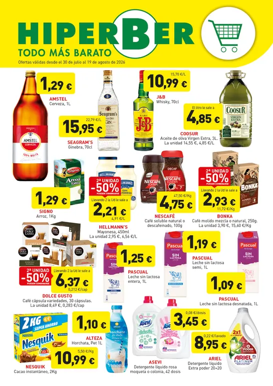 Catálogo de  Hiperber Ofertas 30 de julio al 19 de agosto 2026 - Página 