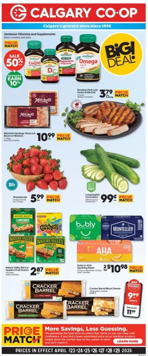 Calgary Co-op Sales from April 23 to April 30 2026 - flyer page 
