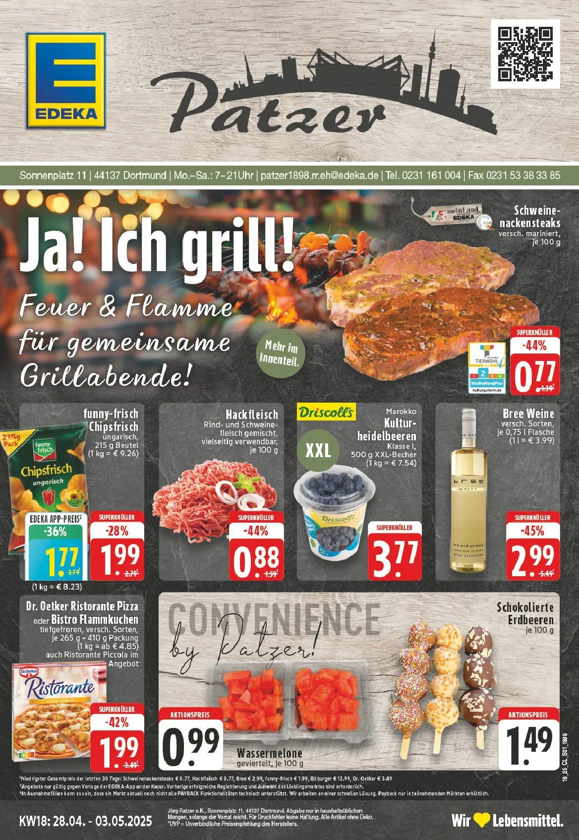 Edeka Prospekt von 28. April bis 3. Mai 2025 - Prospekt seite 1