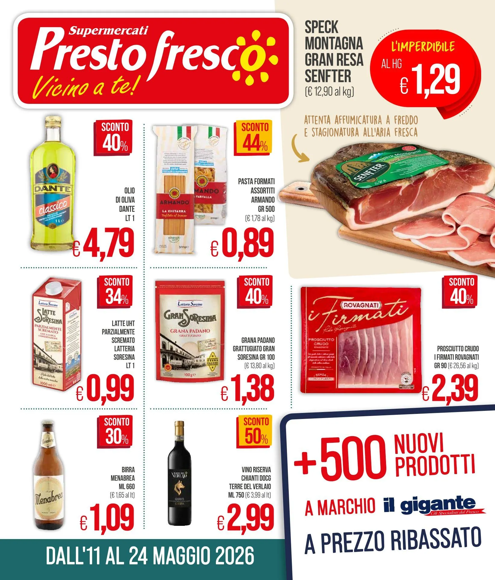 Volantini PrestoFresco da 11 maggio a 24 maggio di 2026 - Pagina del volantino