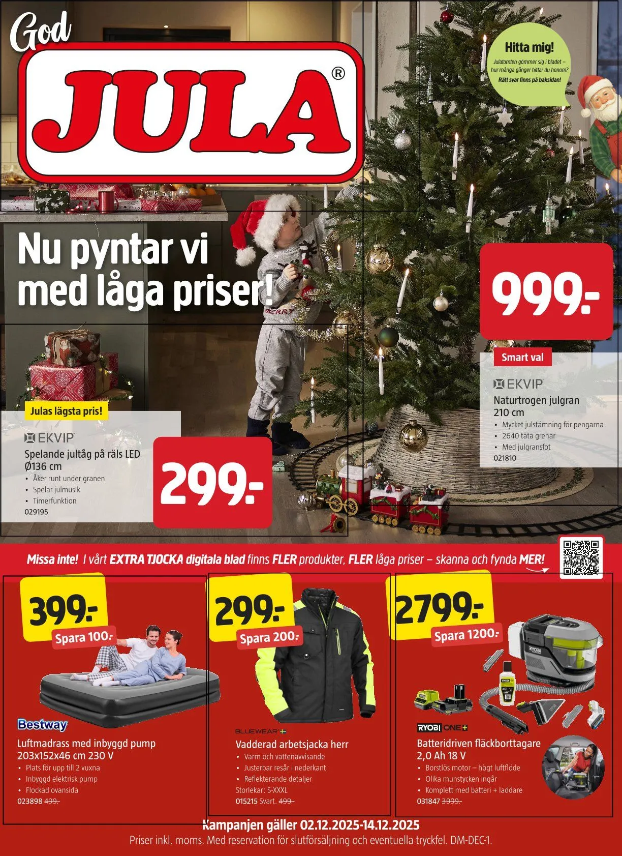 Jula från 2 december till 14 december 2025 - Reklamblad sidor 1