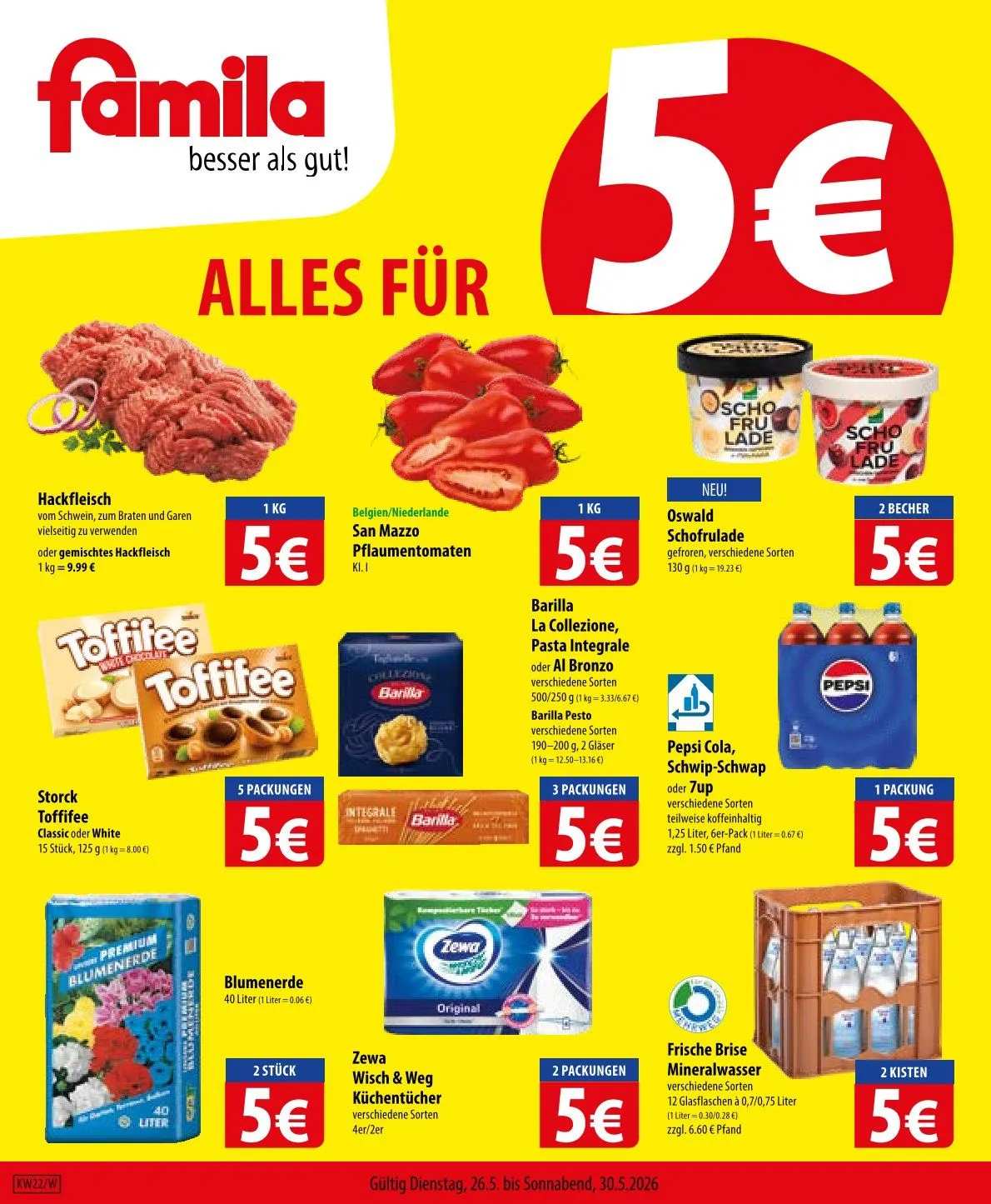  Famila Angebote von 25. Mai bis 31. Mai 2026 - Prospekt seite 1