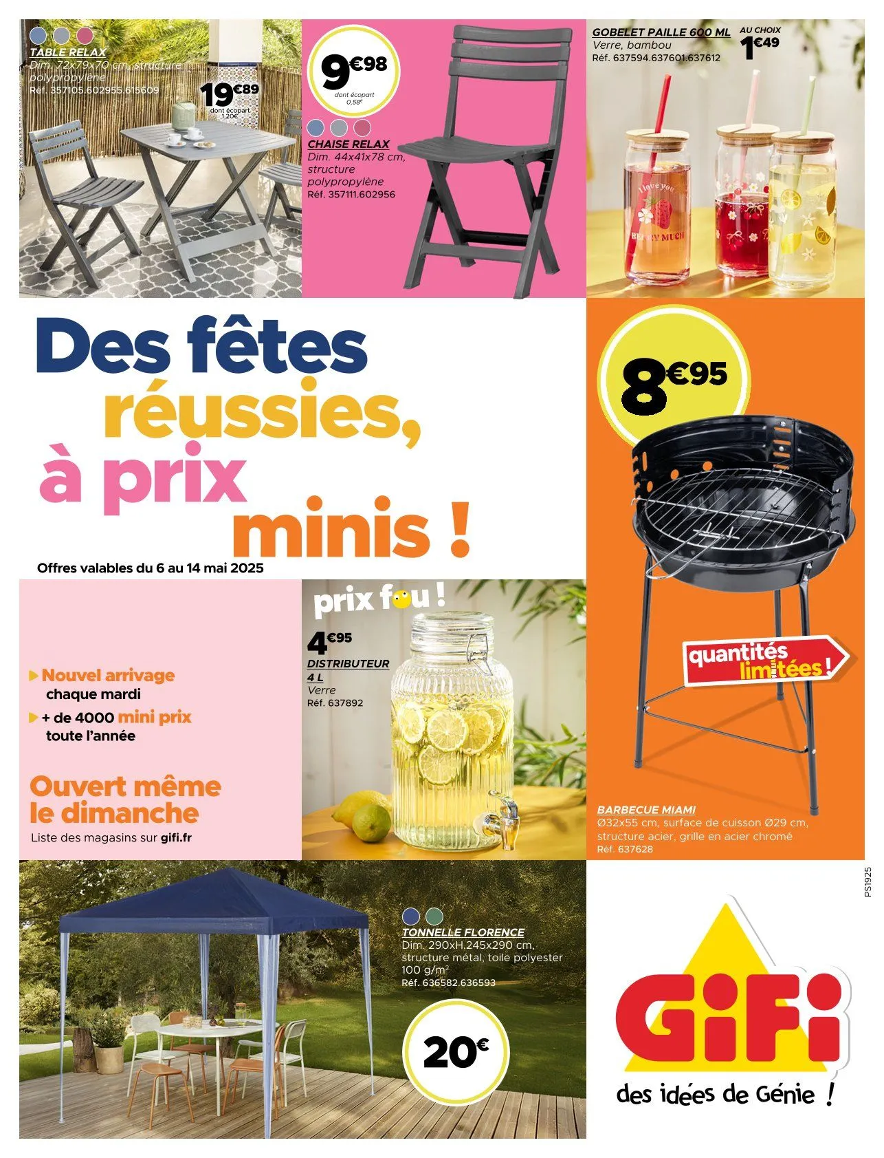 GiFi Catalogues du 6 mai au 19 mai 2025 - Catalogue page 1