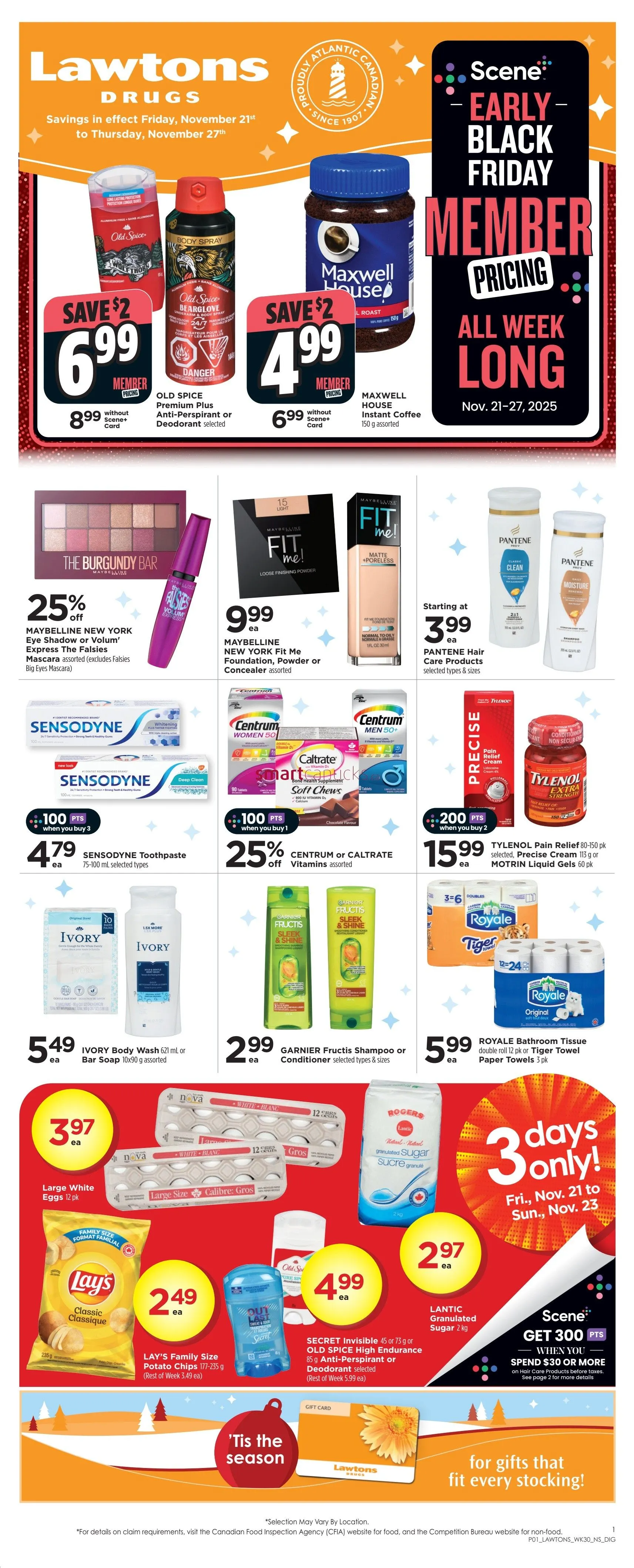 Lawtons Drugs Sales from November 21 to November 27 2025 - flyer page 1