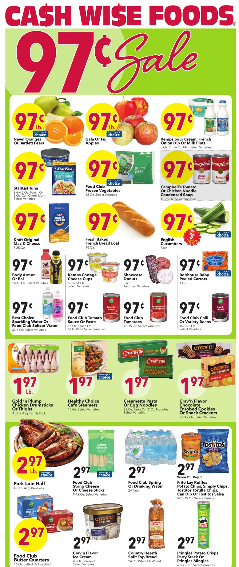 Weekly ad Cash Wise Sales from January 21 to January 27 2026 - Page 1