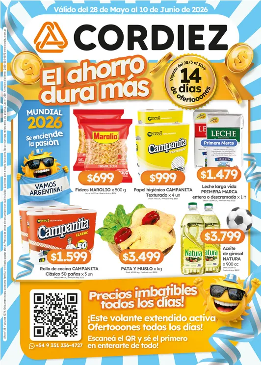 Ofertas de  Ofertas Cordiez 28 de mayo al 10 de junio 2026 - Página  del catálogo