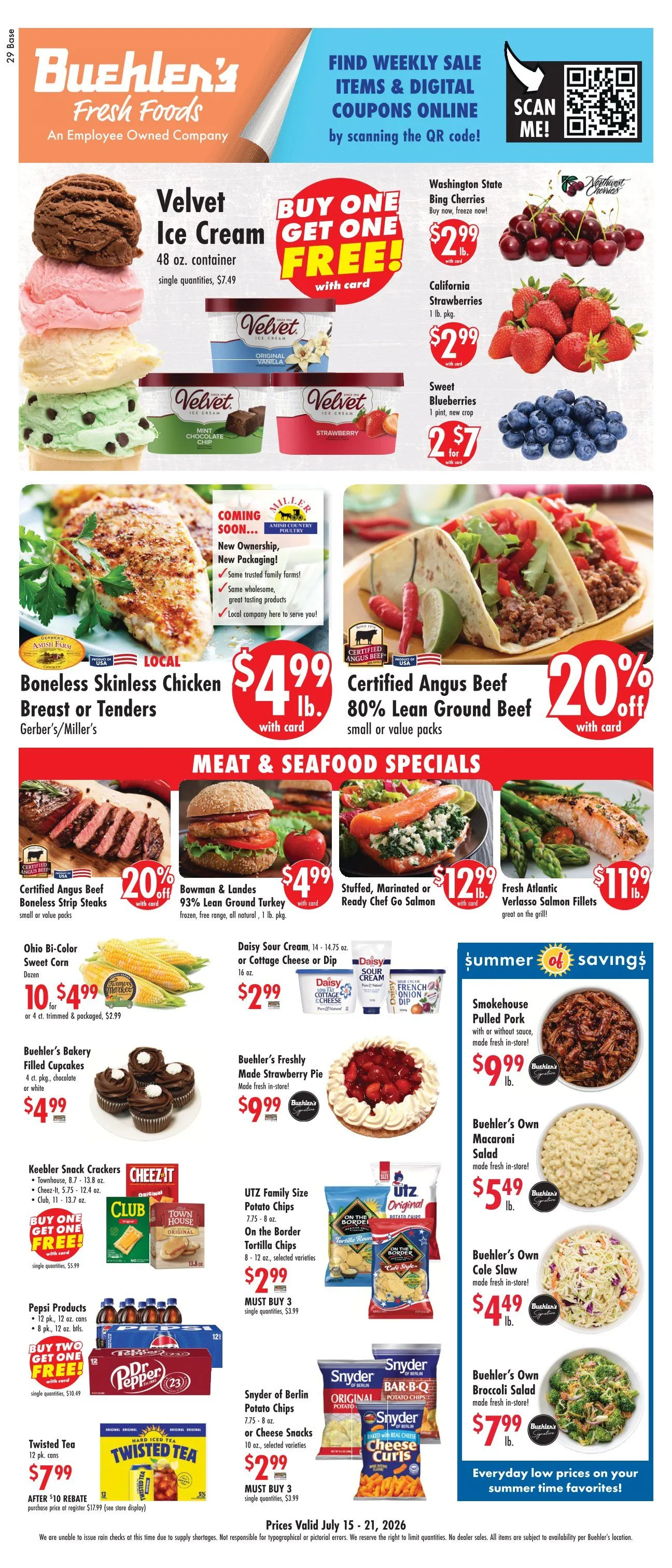 Weekly ad Buehler's Fresh Foods Sales from July 15 to July 21 2026 - Page 