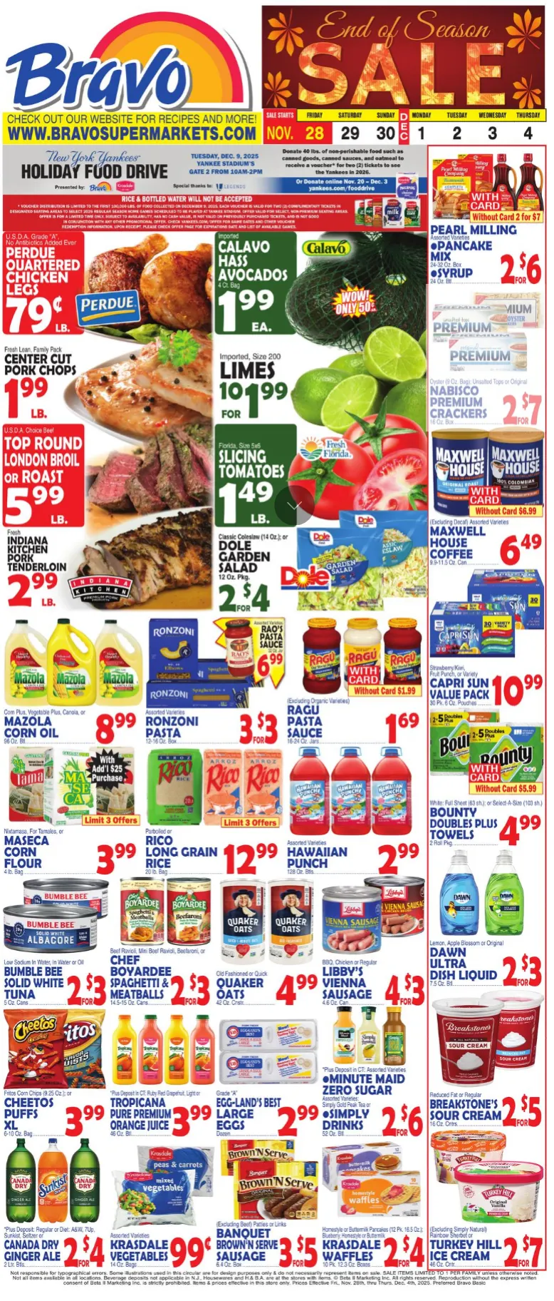 Weekly ad Bravo Supermarkets Sales from November 28 to December 4 2025 - Page 