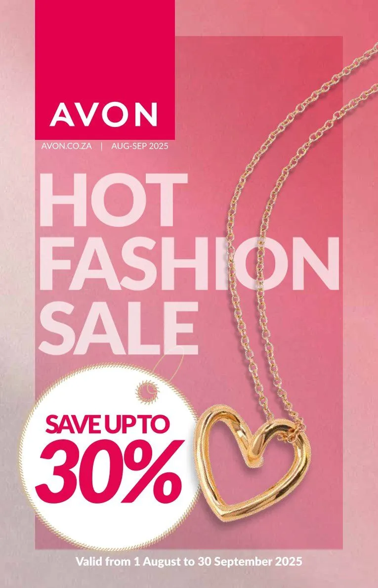 Avon Sales from 1 August to 30 September 2025 - Catalogue Page 1