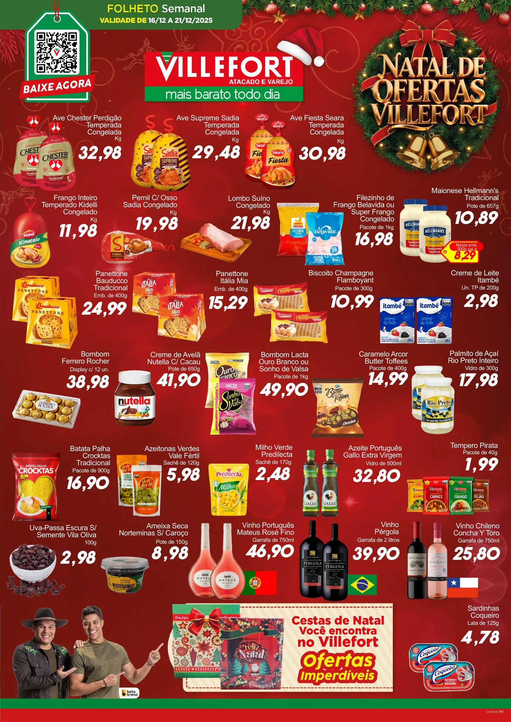 Encarte de Villefort Atacadista Ofertas 16 de dezembro até 21 de dezembro 2025 - Pagina