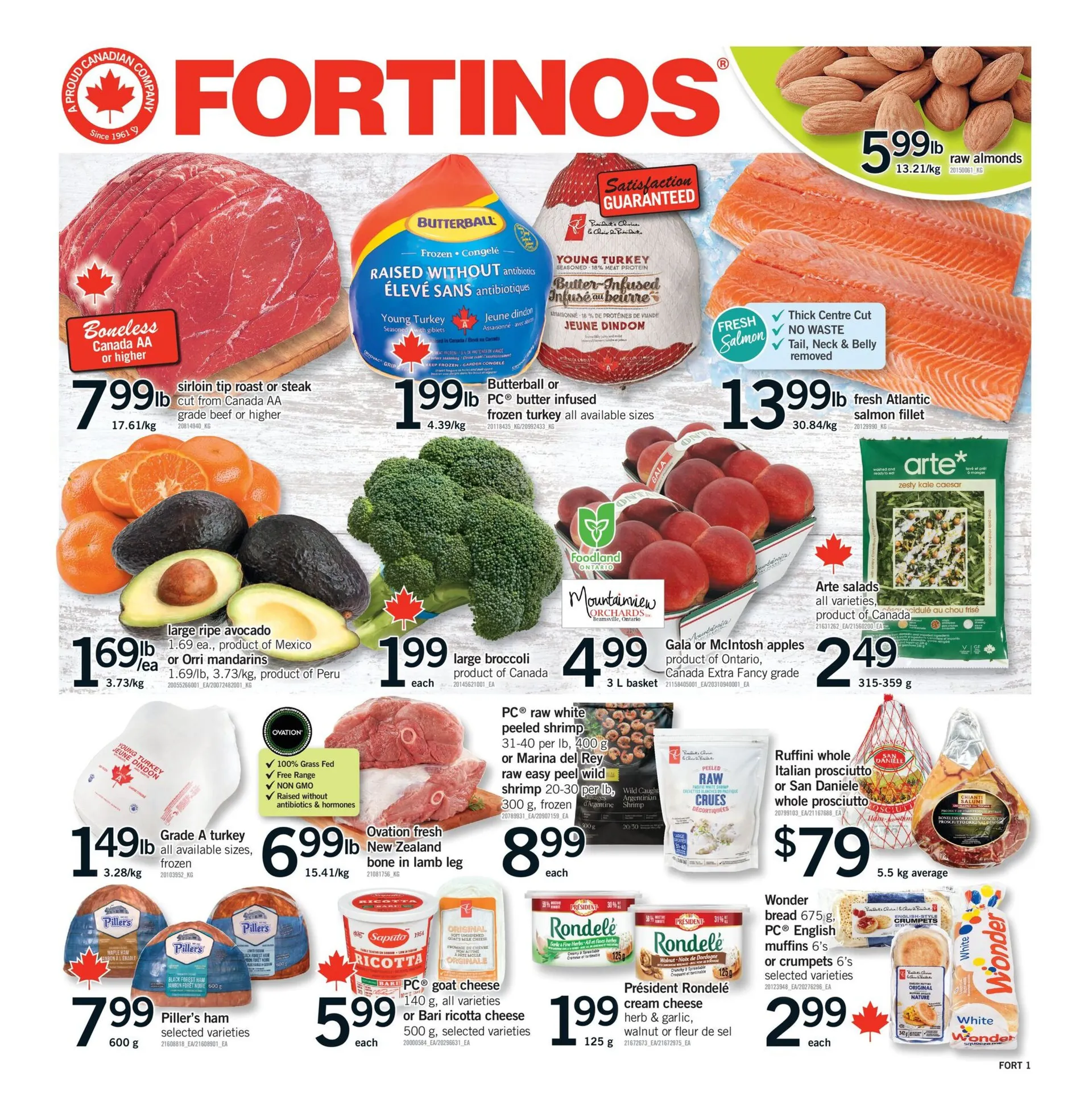 Fortinos Sales from September 24 to October 1 2025 - flyer page 1