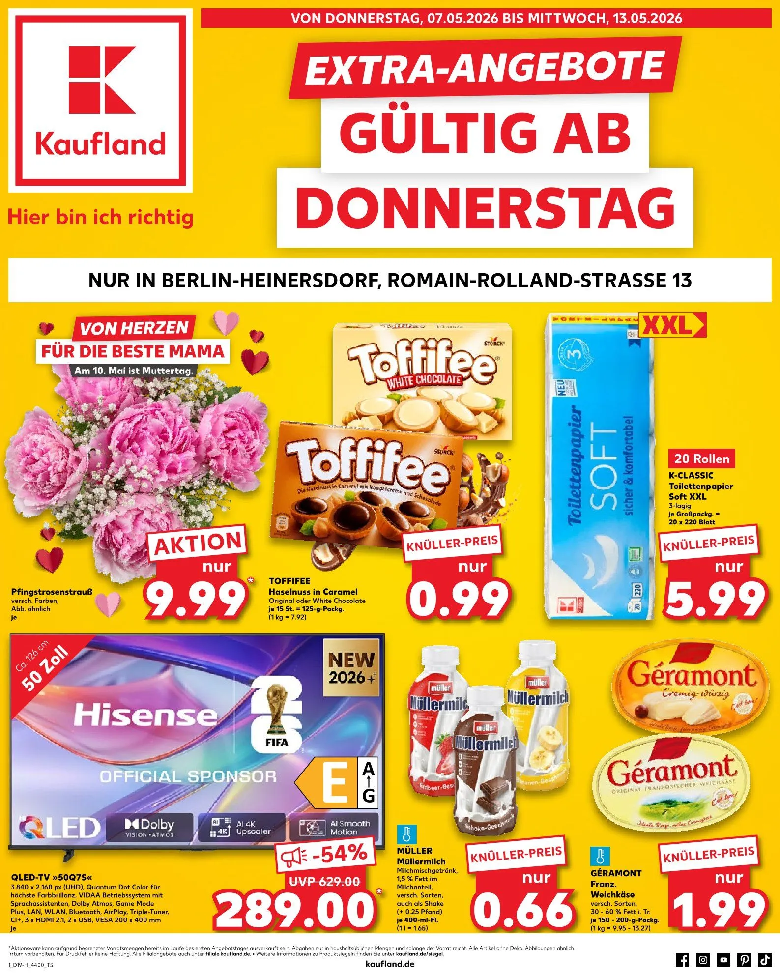 Kaufland Prospekte von 7. Mai bis 13. Mai 2026 - Prospekt seite 1