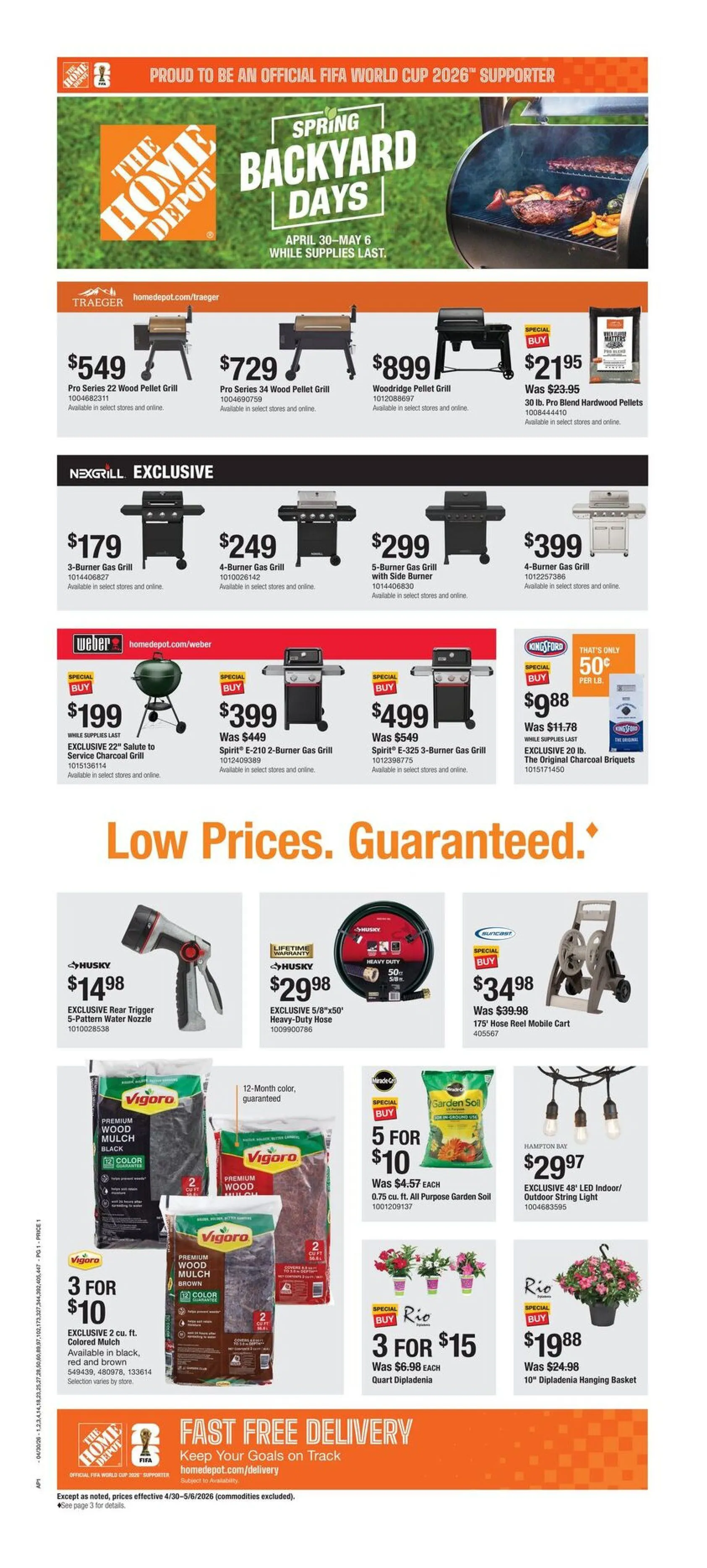 Weekly ad The Home Depot Sales from April 30 to May 5 2026 - Page 1