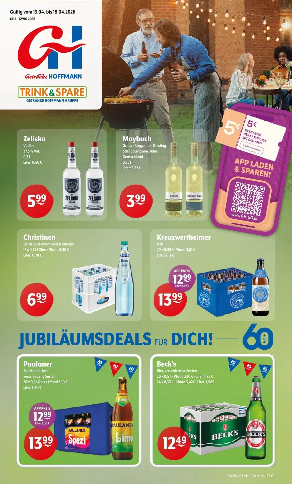Trink und Spare Angebote von 13. April bis 18. April 2026 - Prospekt seite