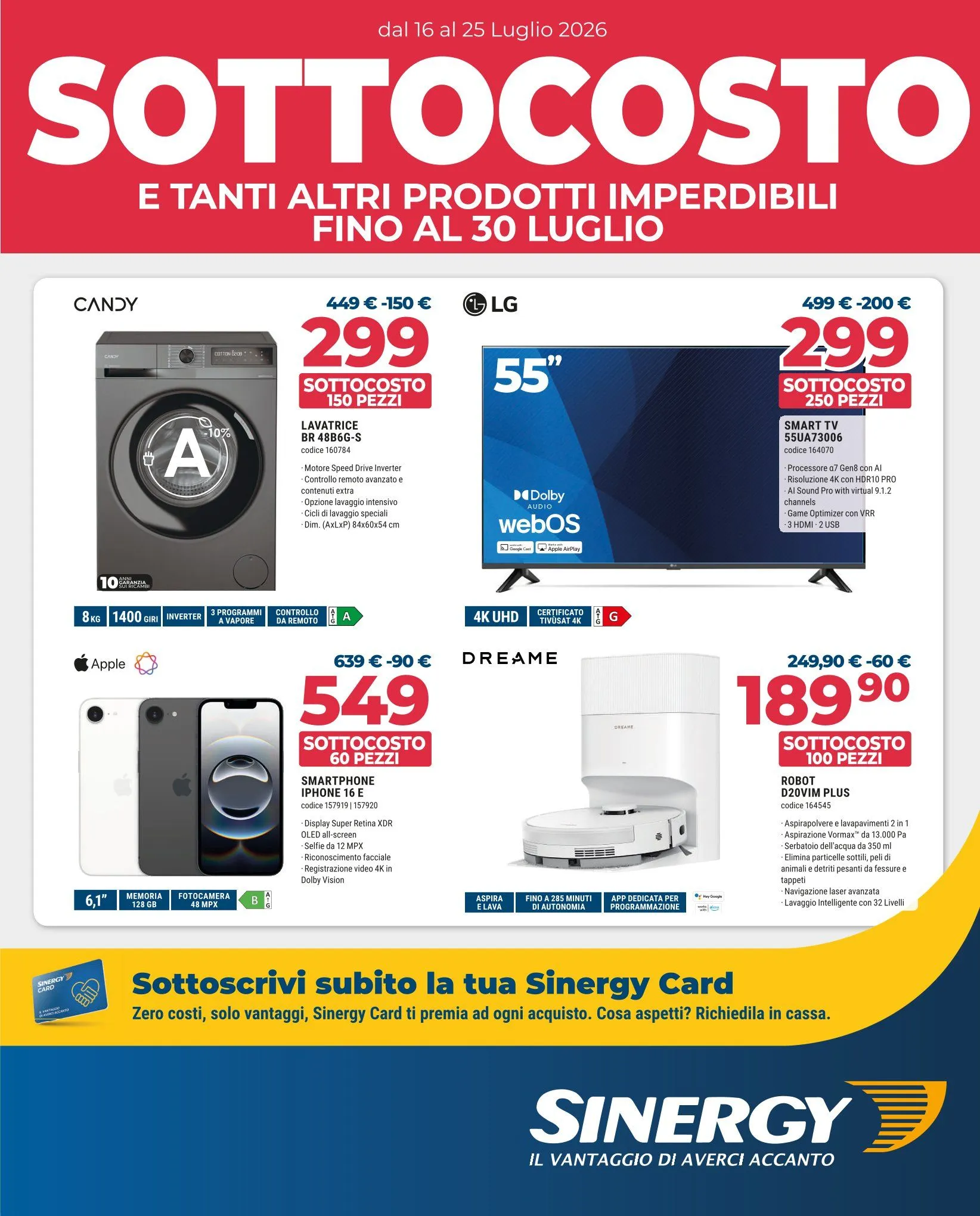 Sinergy  Volantino da 22 luglio a 30 luglio di 2026 - Pagina del volantino 1