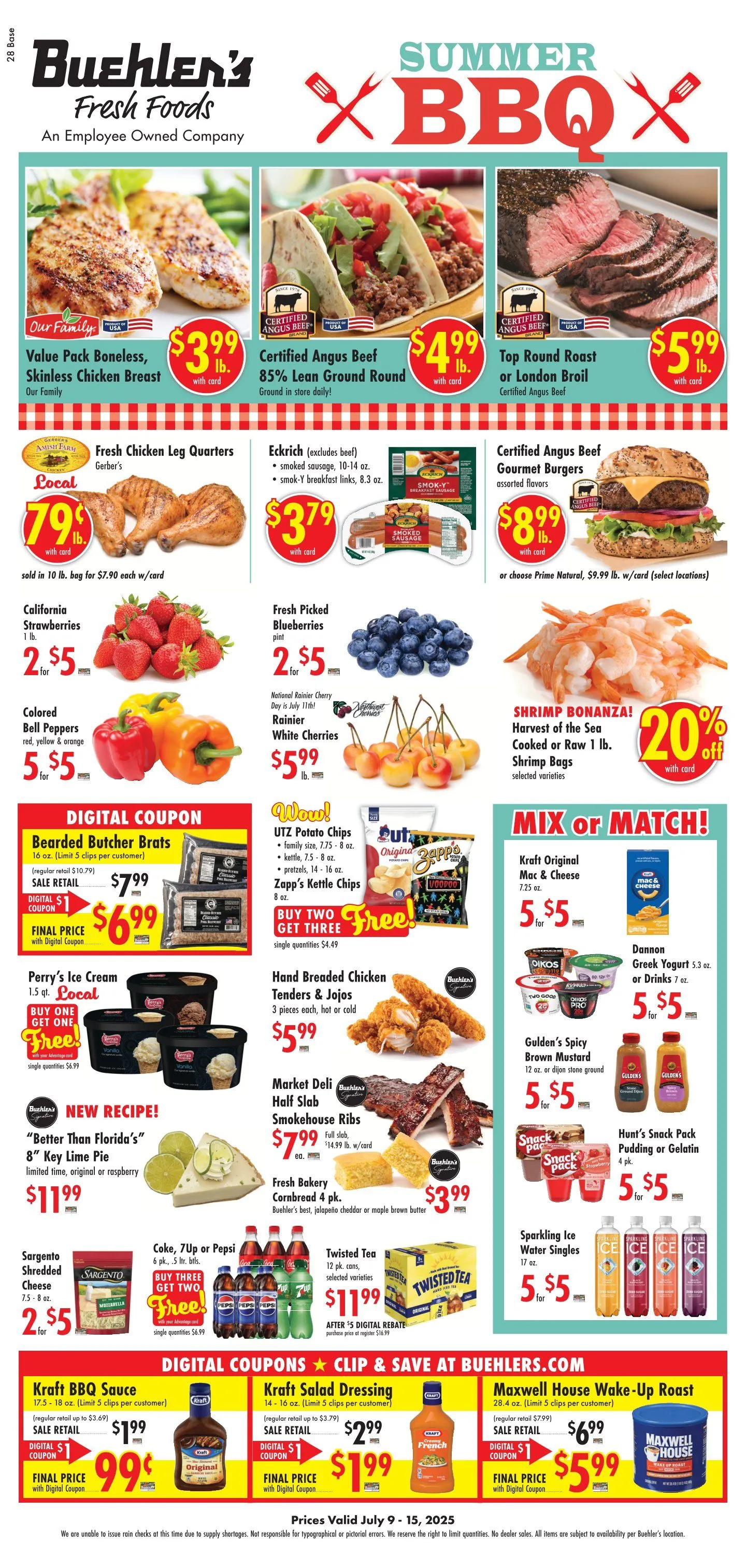 Weekly ad Buehler's Fresh Foods Sales from July 9 to July 15 2025 - Page 