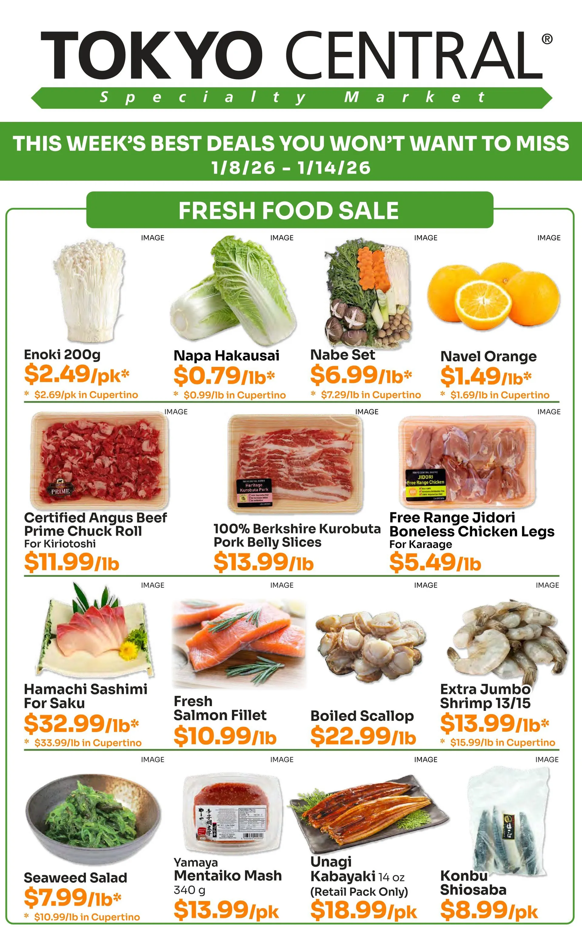 Weekly ad Tokyo Central Specialty Market from January 8 to January 14 2026 - Page 