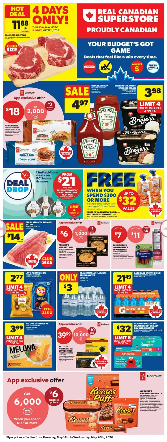 Real Canadian Superstore Sales from May 14 to May 20 2026 - flyer page 1