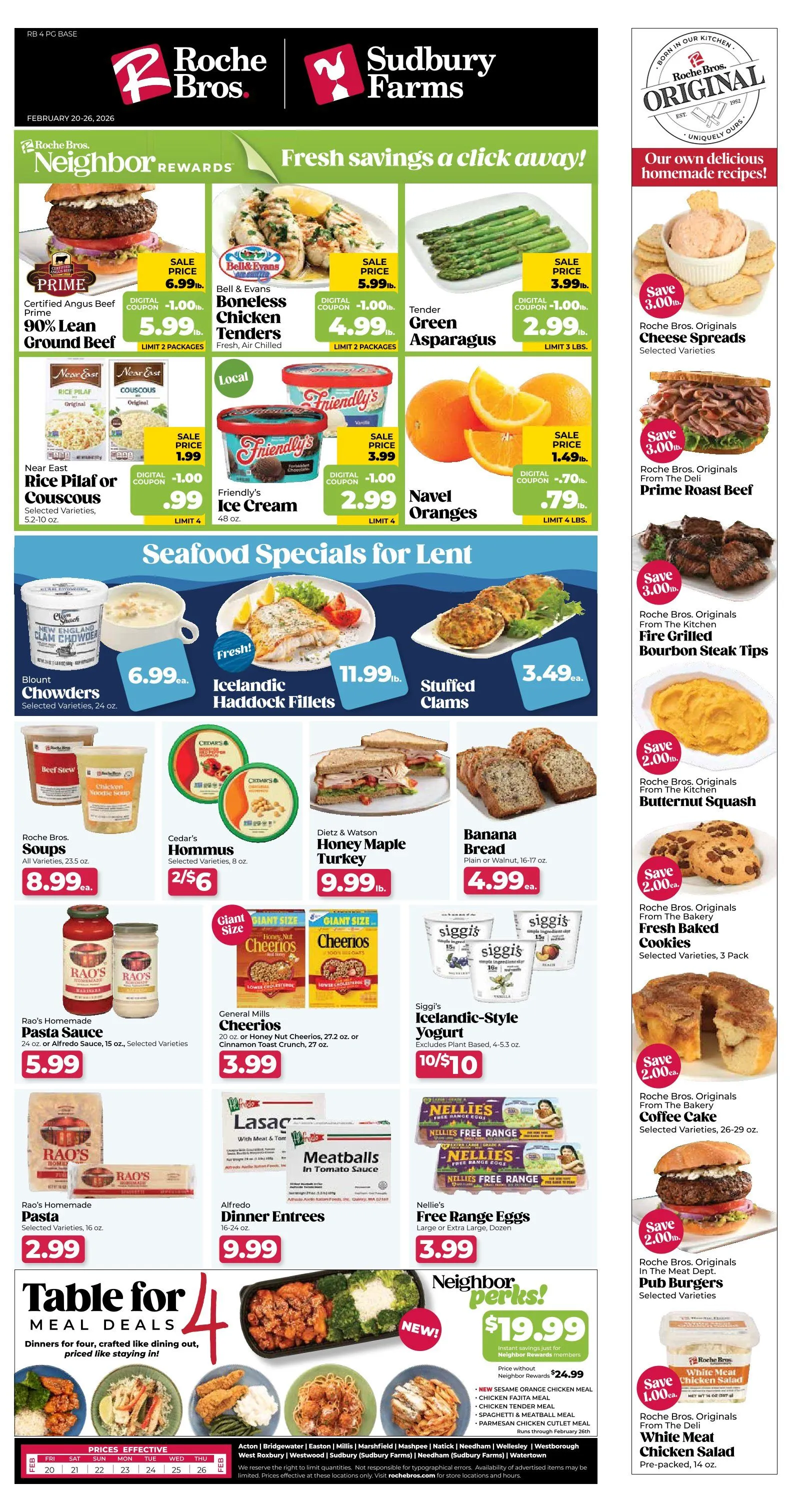 Weekly ad Roche Bros.  Sales from February 20 to February 26 2026 - Page 