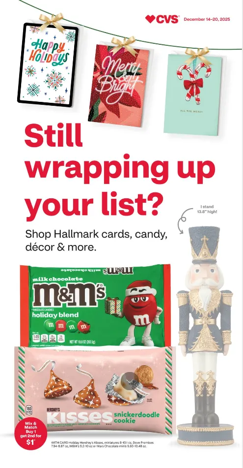 Weekly ad CVS Health Sales from December 14 to December 20 2025 - Page 1