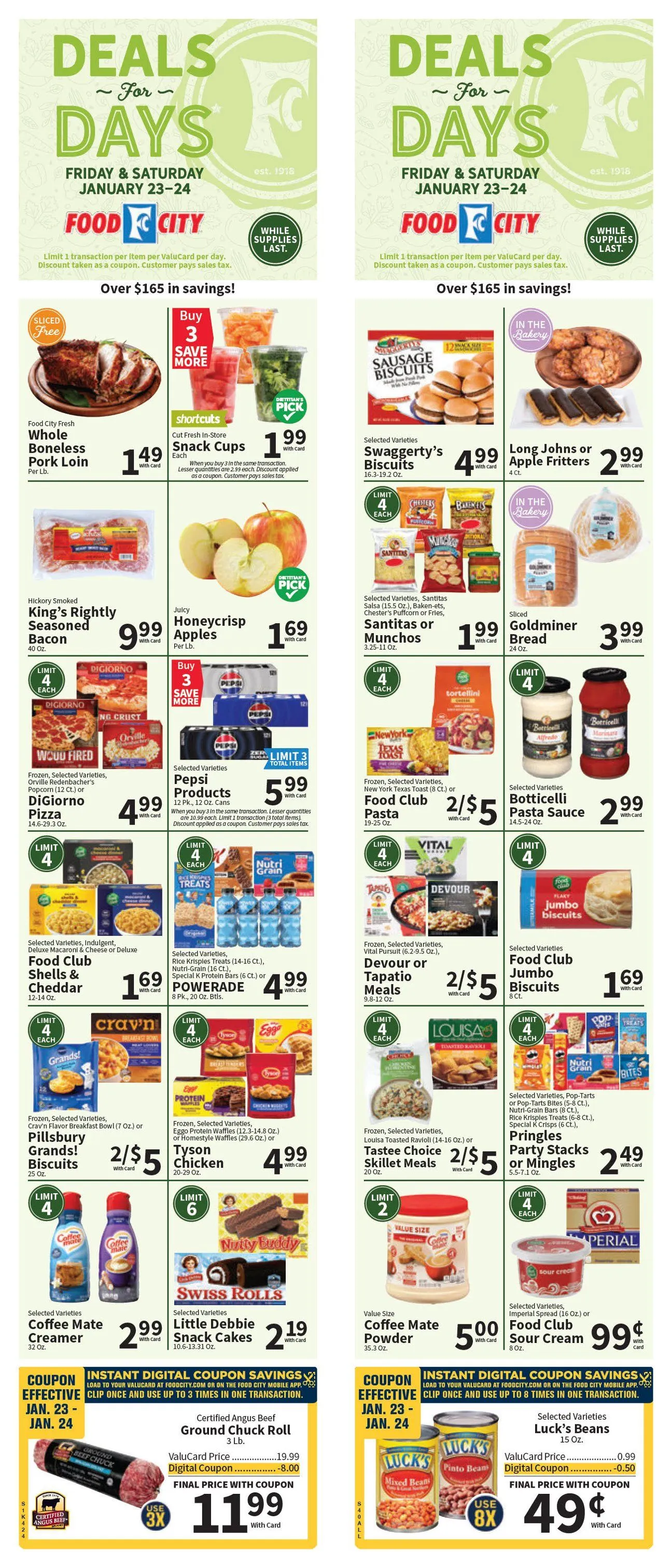 Weekly ad Food City Sales from January 23 to January 24 2026 - Page 1