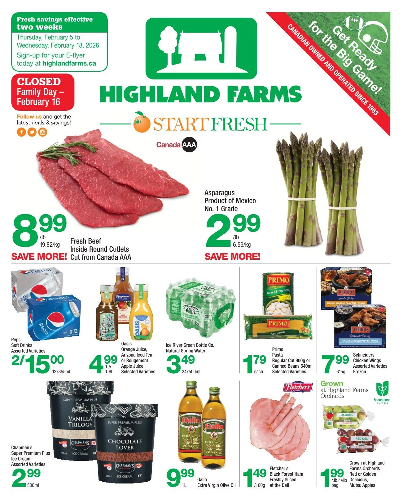 Highland Farms Sales from February 5 to February 18 2026 - flyer page 