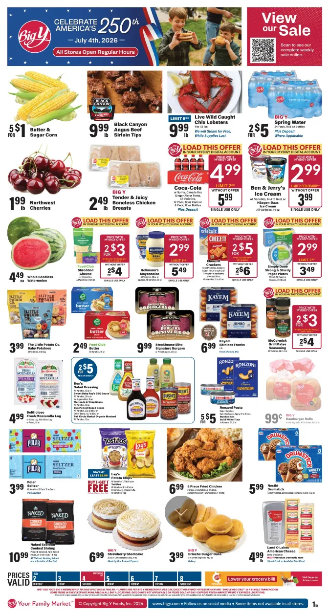 Weekly ad Big Y Sales from July 9 to July 15 2026 - Page