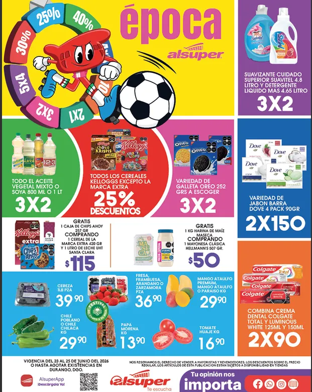 Catálogo de Alsuper Ofertas 23 de junio al 25 de junio 2026 - Pagina 1