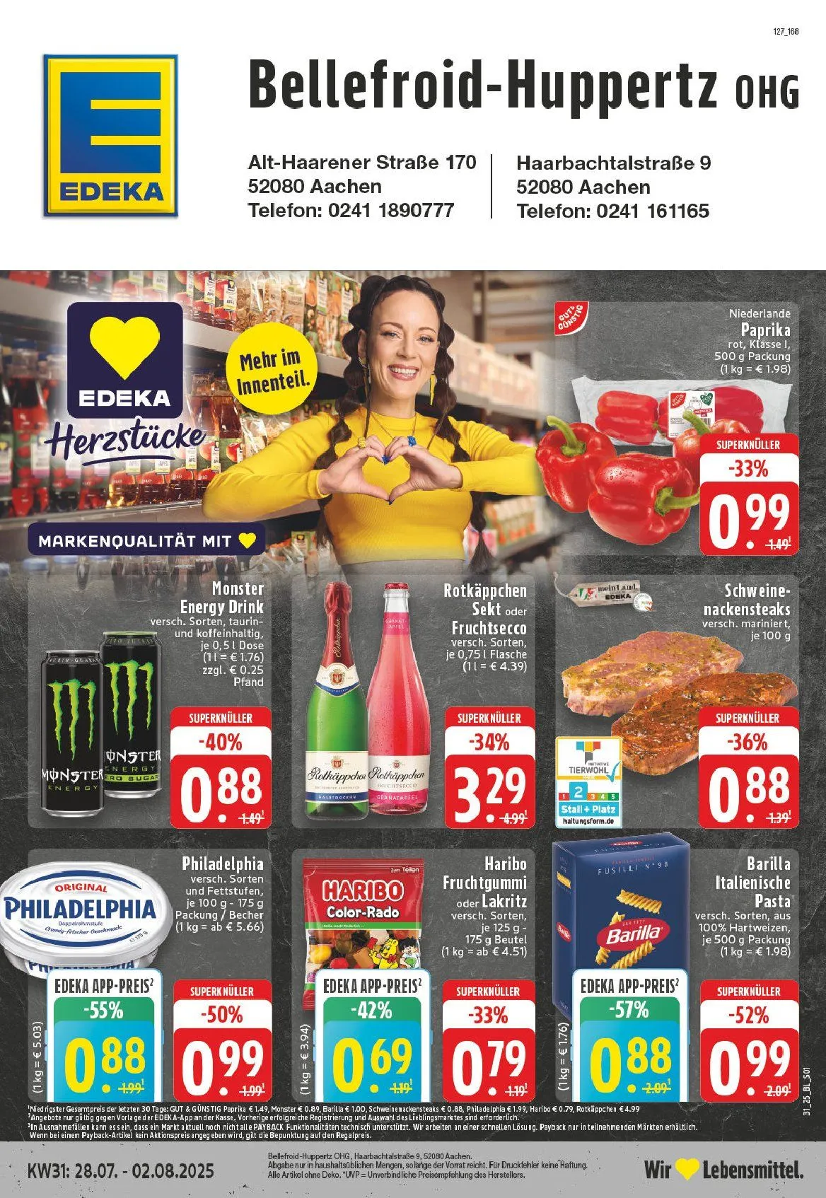 Edeka Prospekte von 28. Juli bis 2. August 2025 - Prospekt seite 1