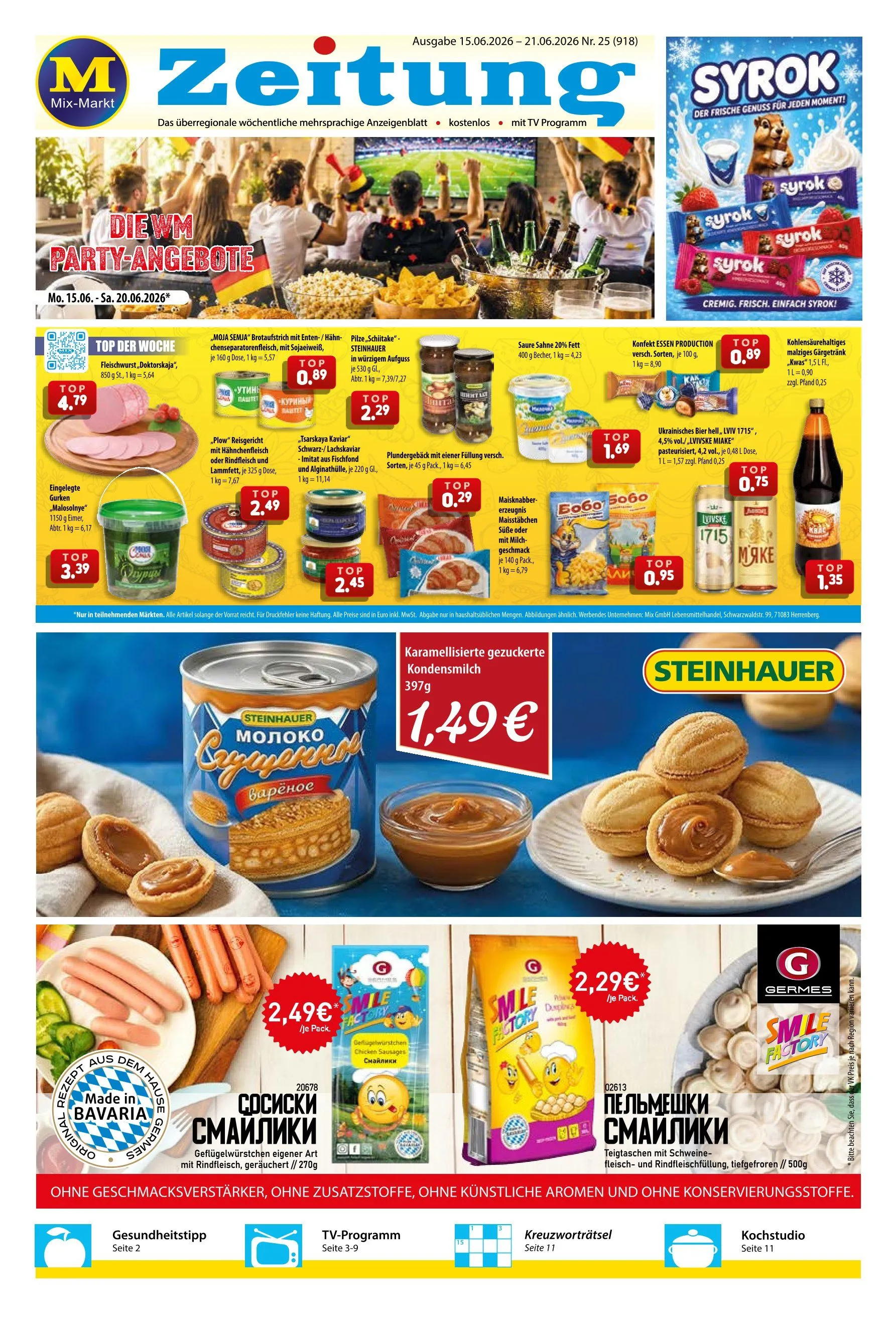 Mix-markt Angebote von 15. Juni bis 21. Juni 2026 - Prospekt seite