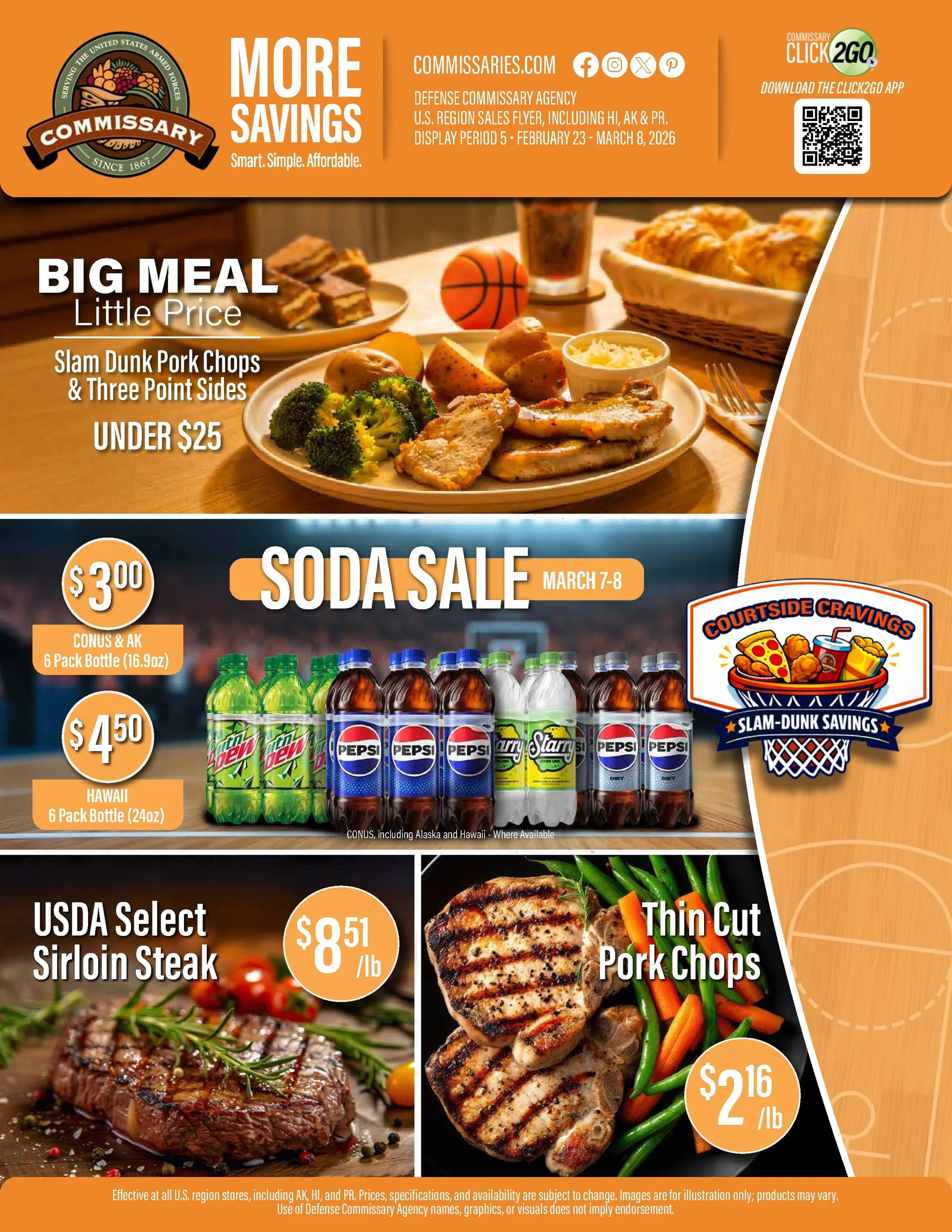 Weekly ad Commissary Sales from February 23 to March 8 2026 - Page