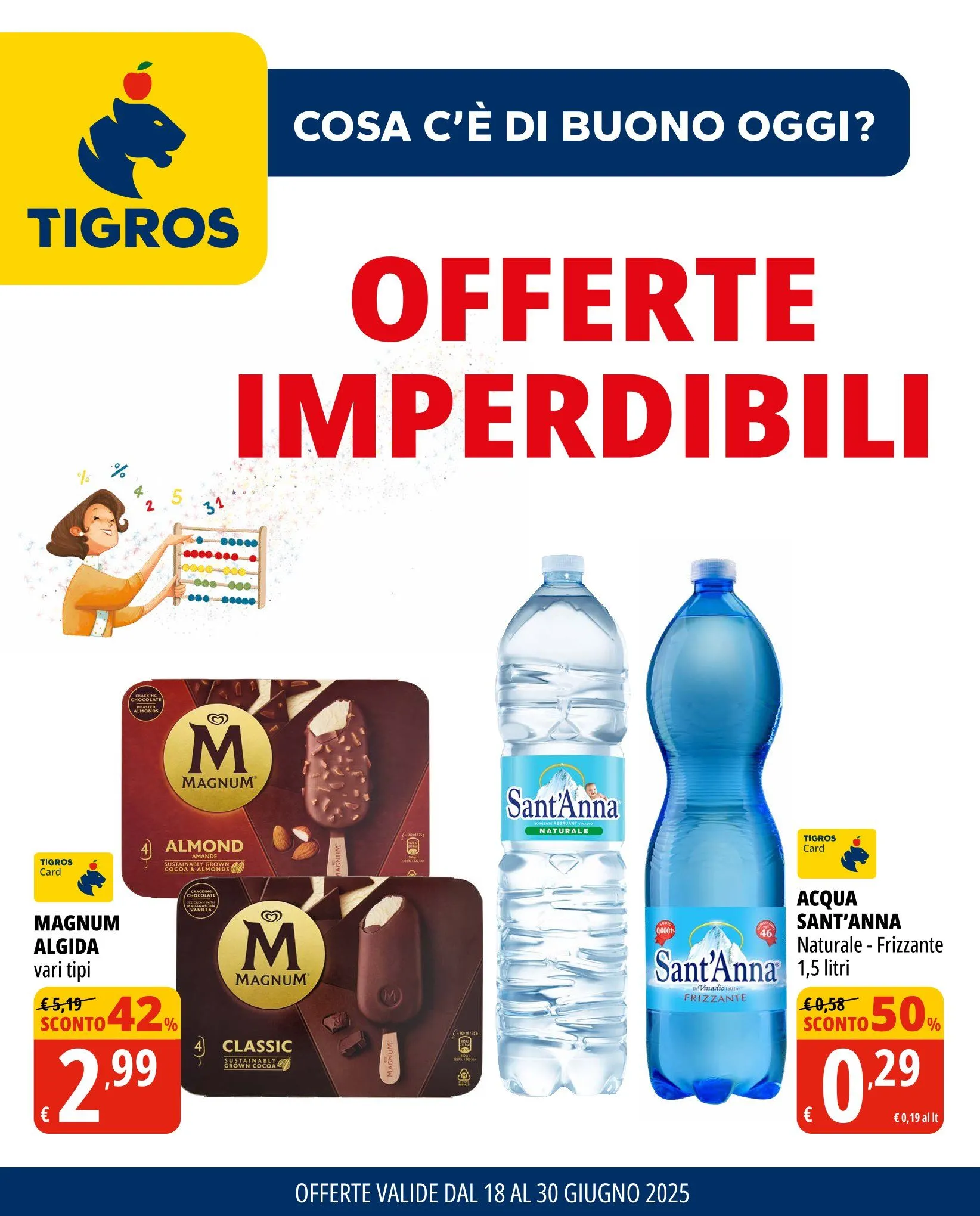 Volantini Tigros da 18 giugno a 1 luglio di 2025 - Pagina del volantino 1