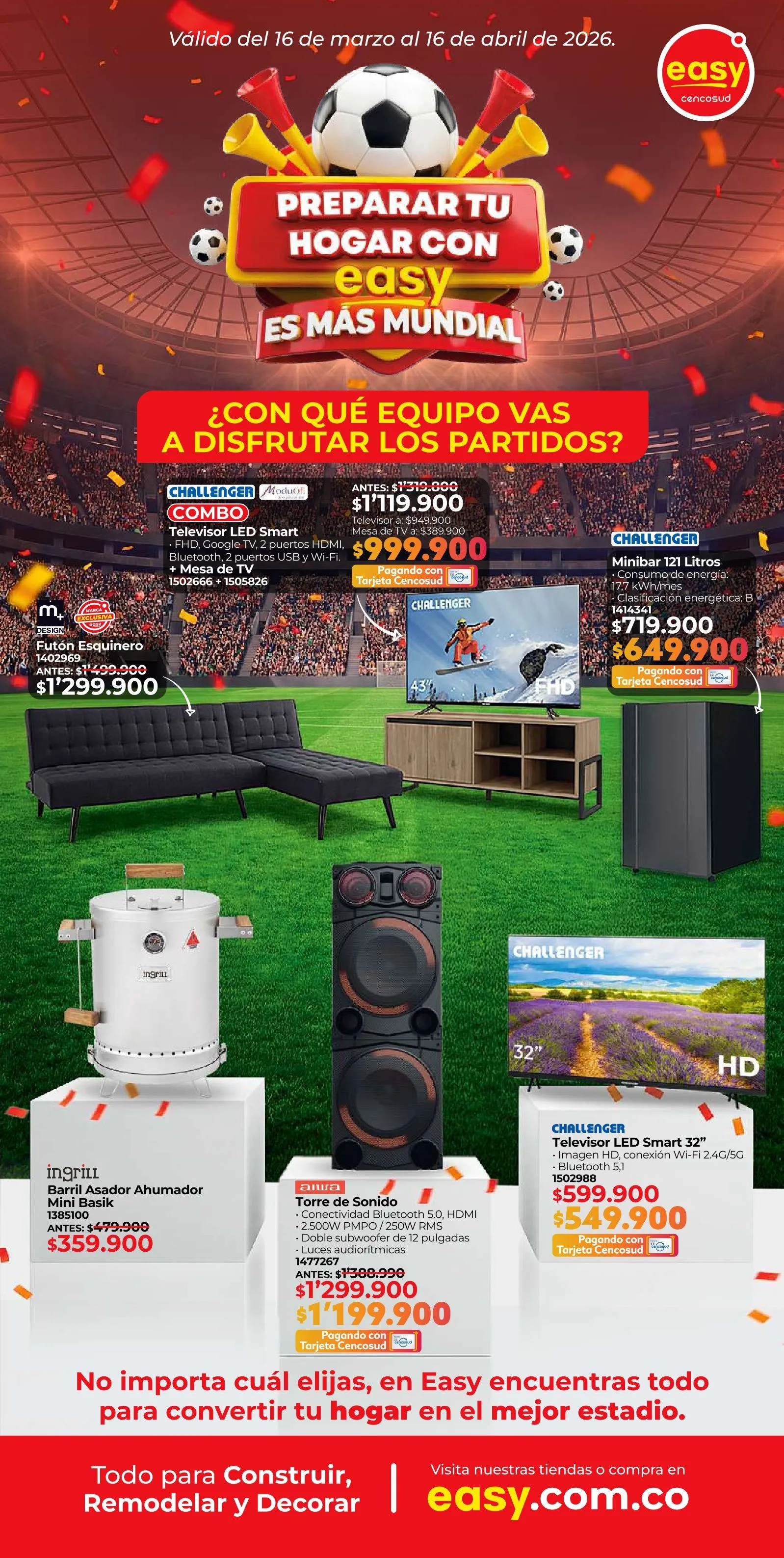 Catalogo de Easy Ofertas 16 de marzo al 16 de abril 2026 - Pag
