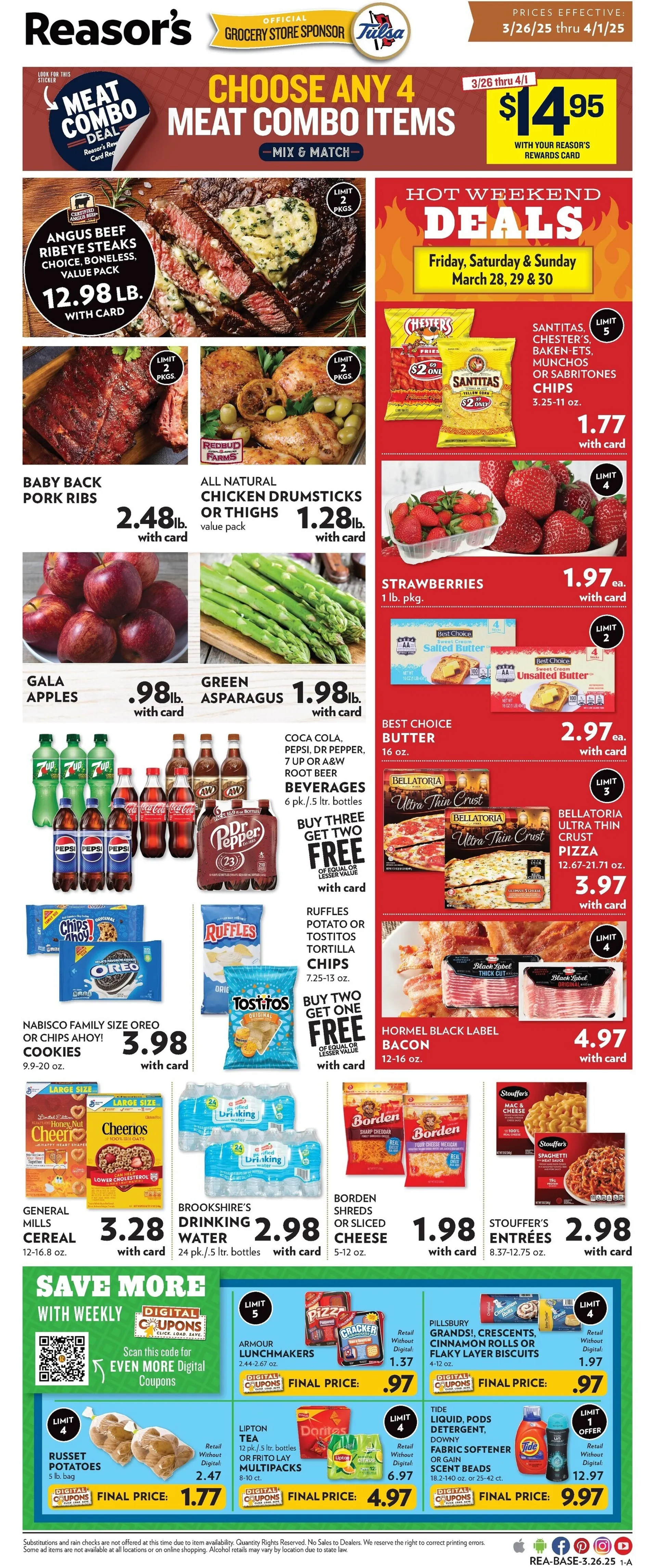 Weekly ad Reasor's Deals from March 26 to April 1 2025 - Page 