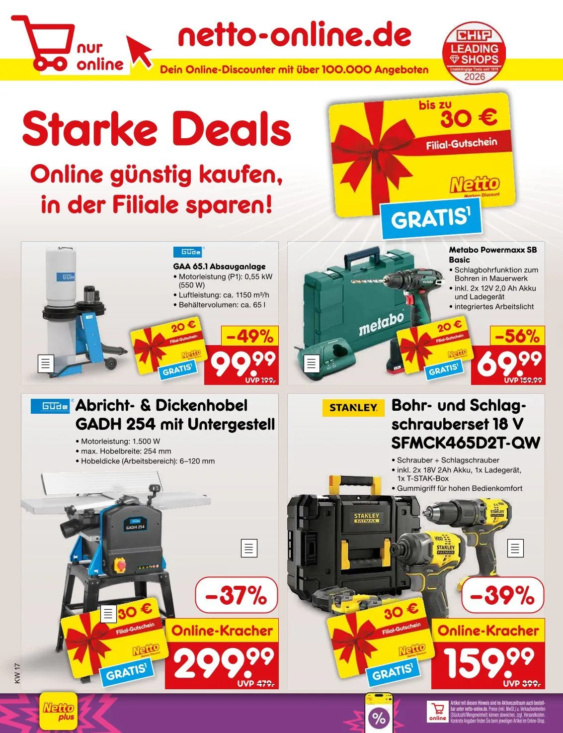 Netto Marken-Discount Angebote von 23. April bis 30. April 2026 - Prospekt seite 1