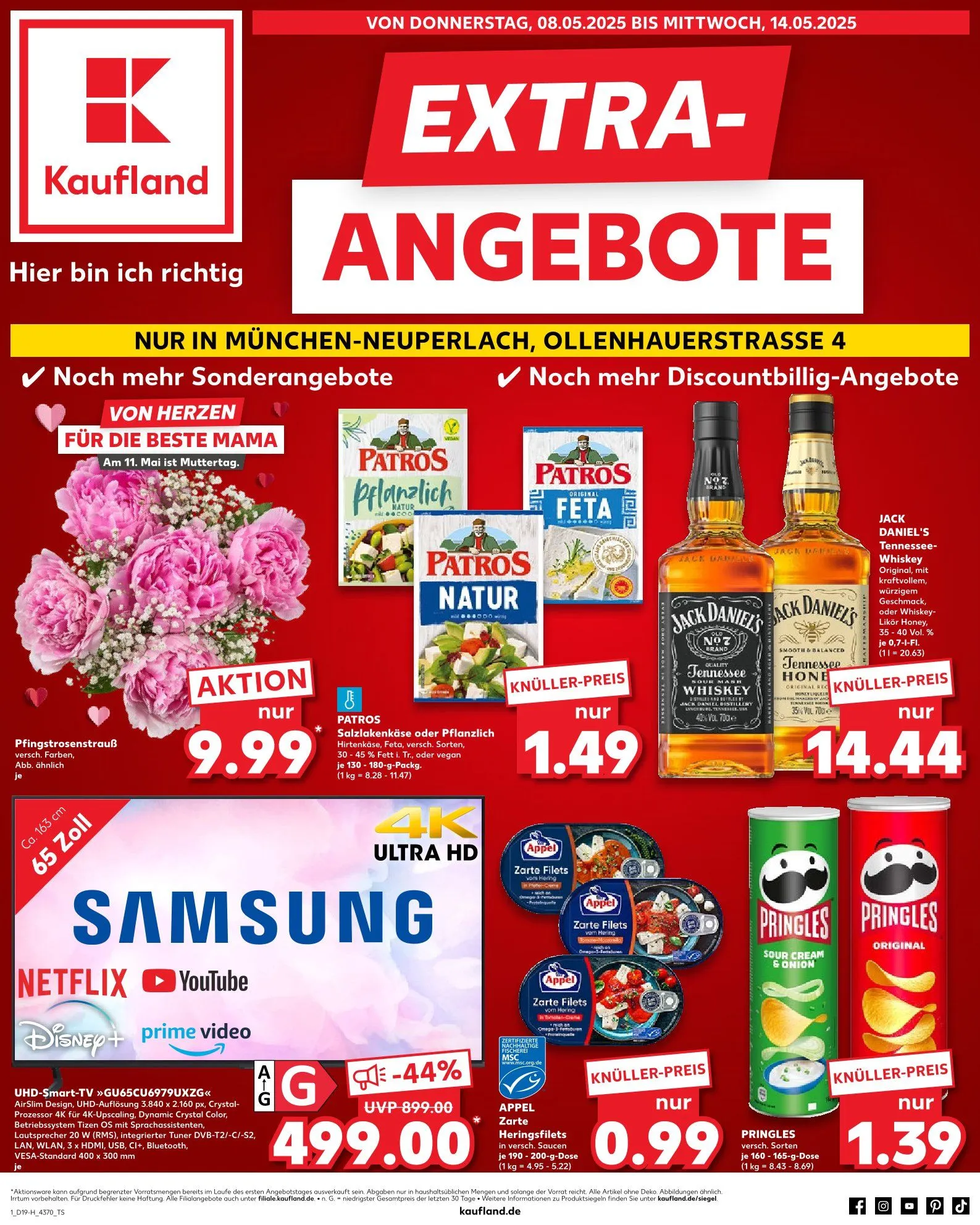 Kaufland Prospekt von 8. Mai bis 14. Mai 2025 - Prospekt seite 1